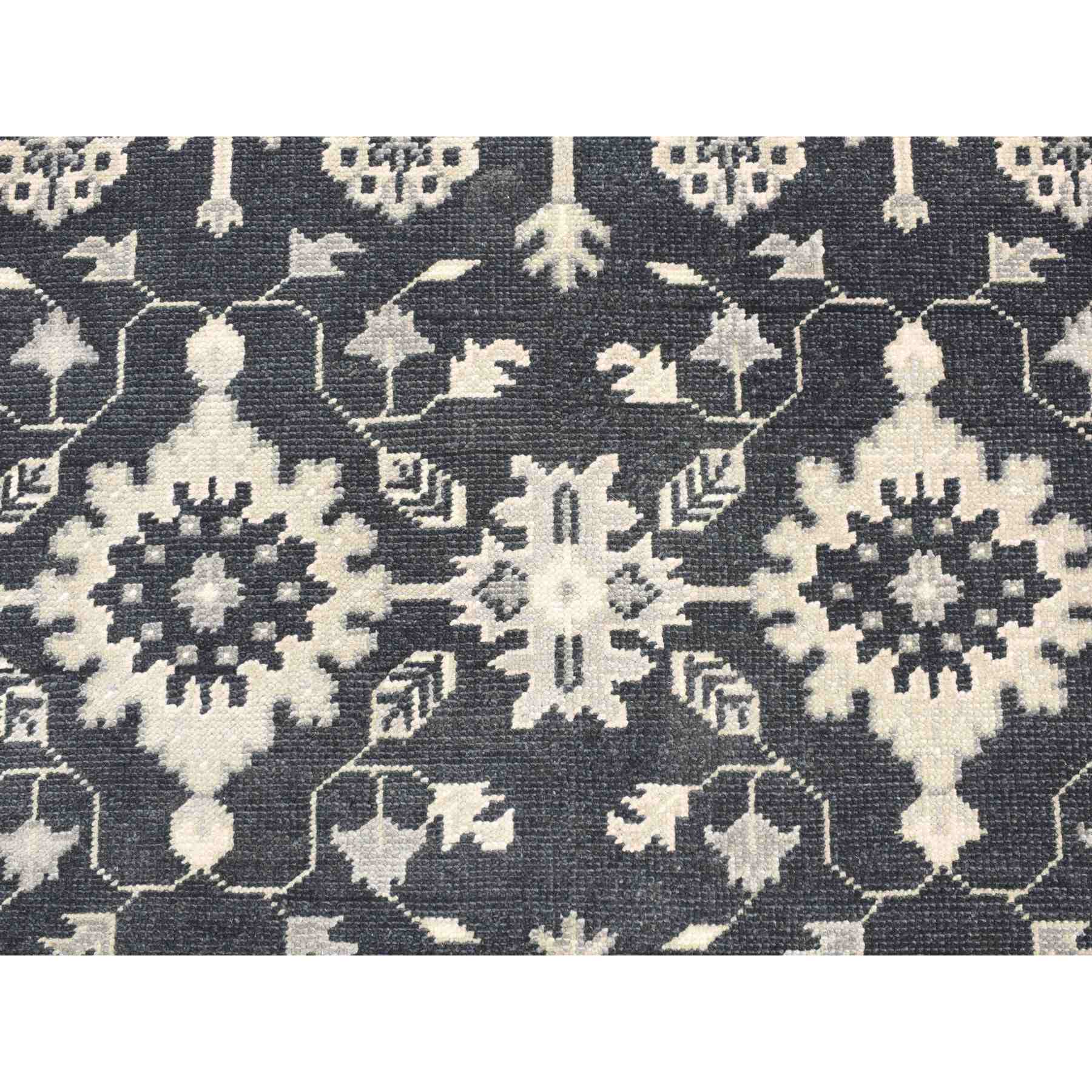 Oushak-And-Peshawar-Hand-Knotted-Rug-439910