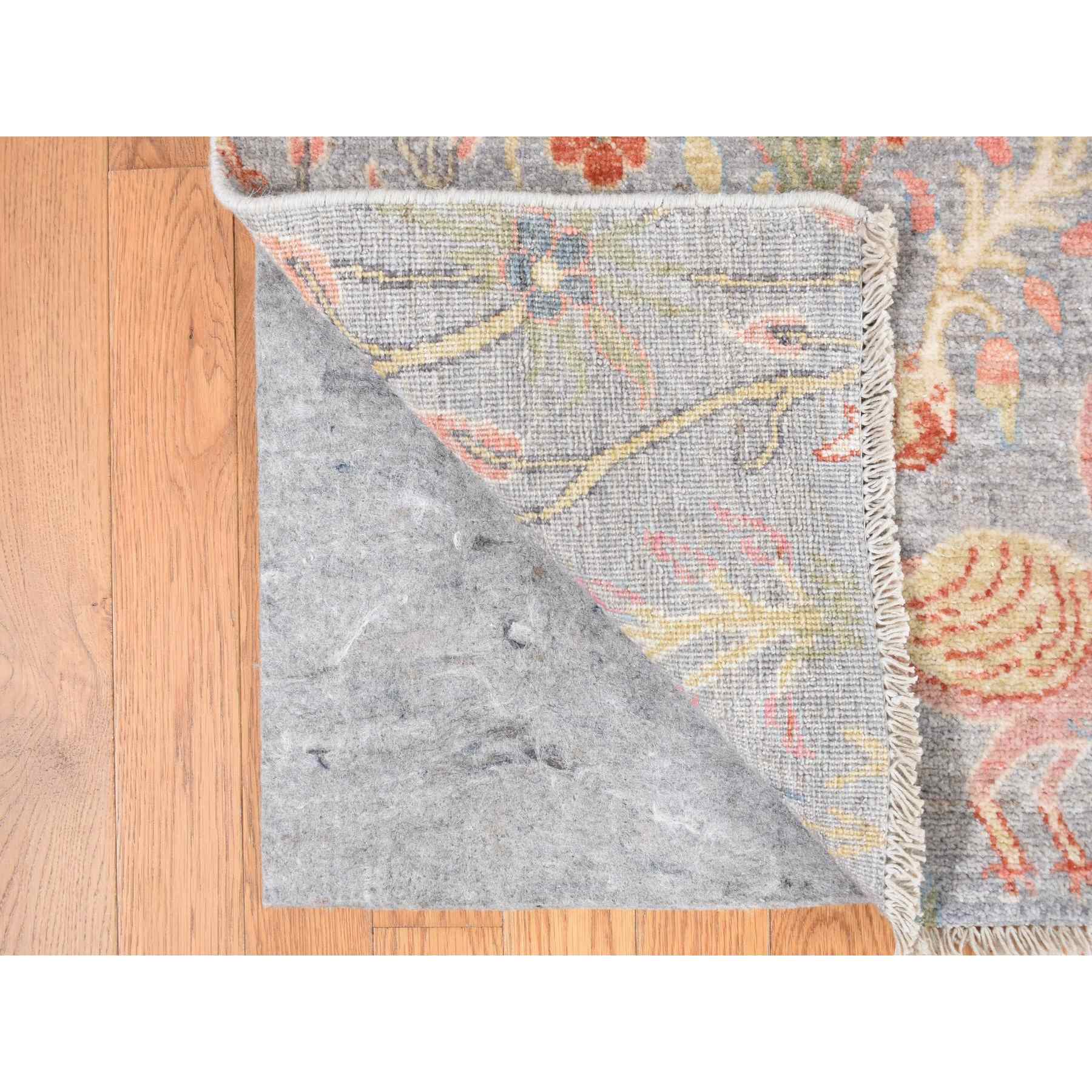 Oushak-And-Peshawar-Hand-Knotted-Rug-439980