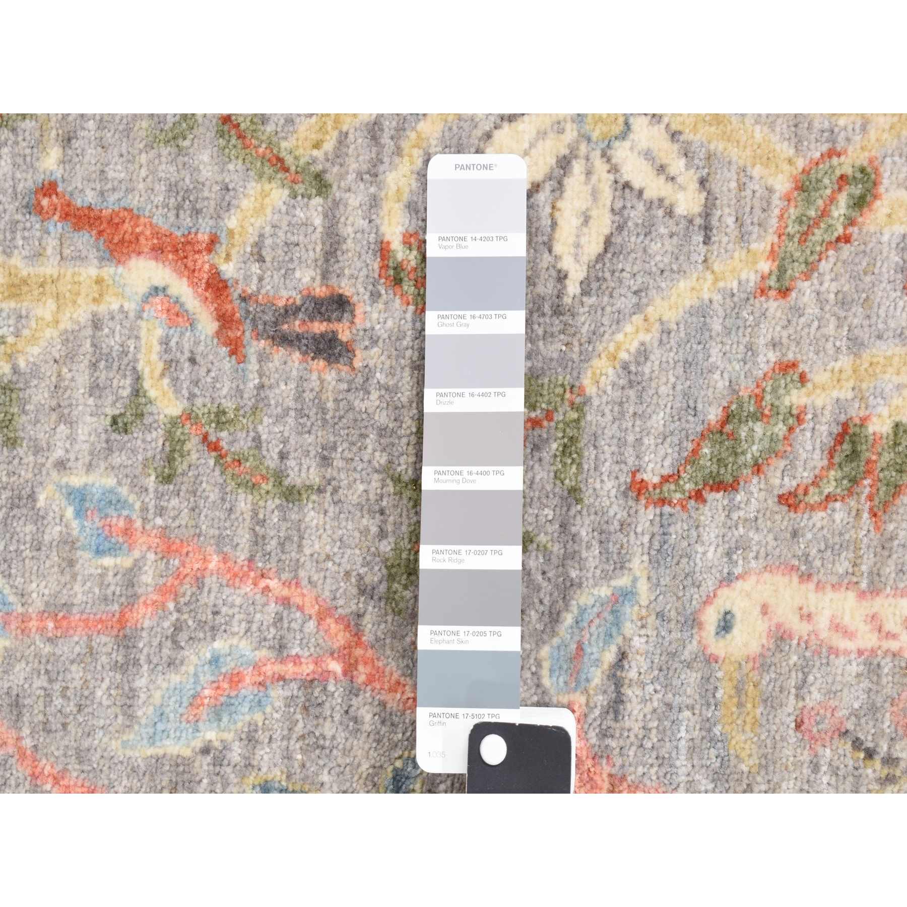 Oushak-And-Peshawar-Hand-Knotted-Rug-439980