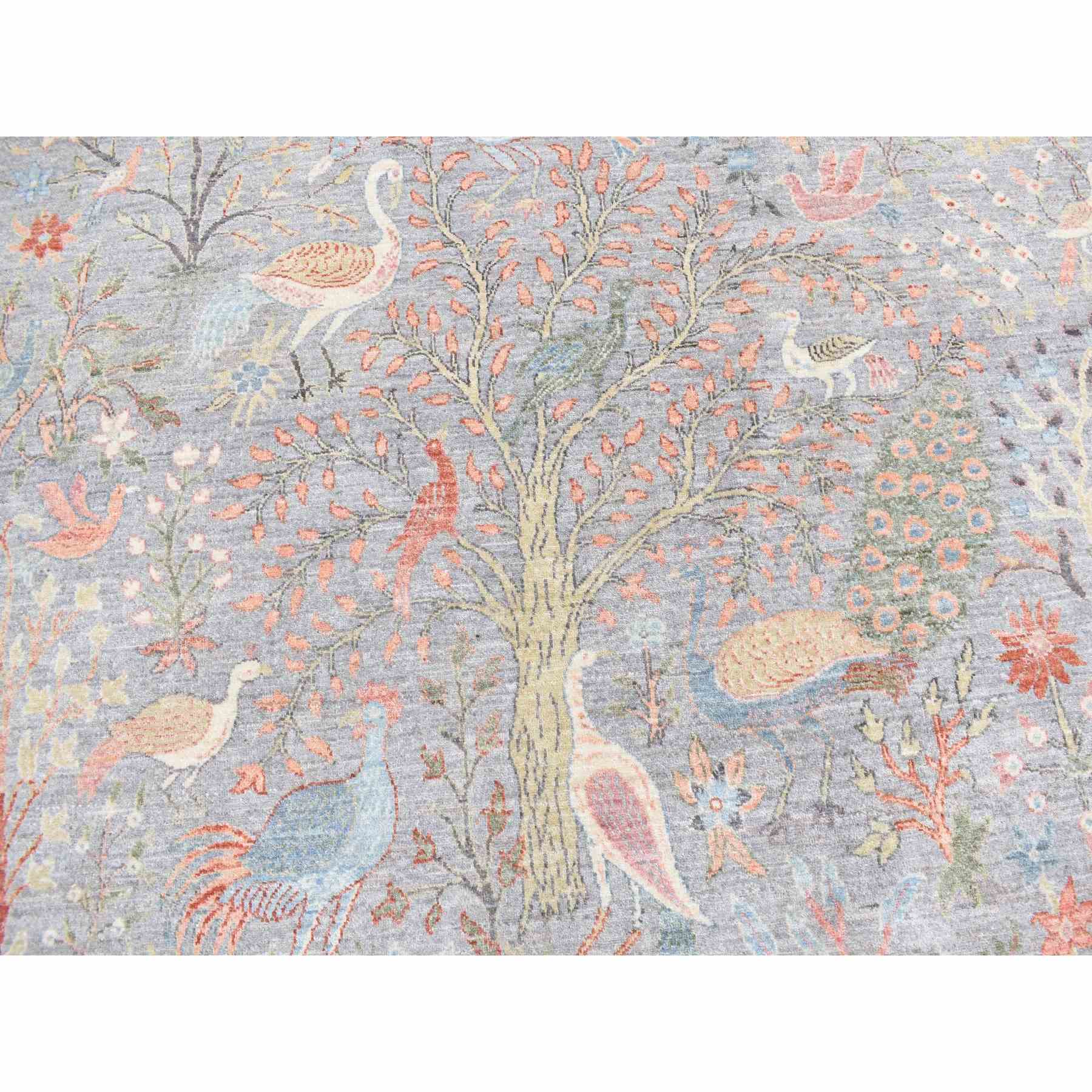 Oushak-And-Peshawar-Hand-Knotted-Rug-439980
