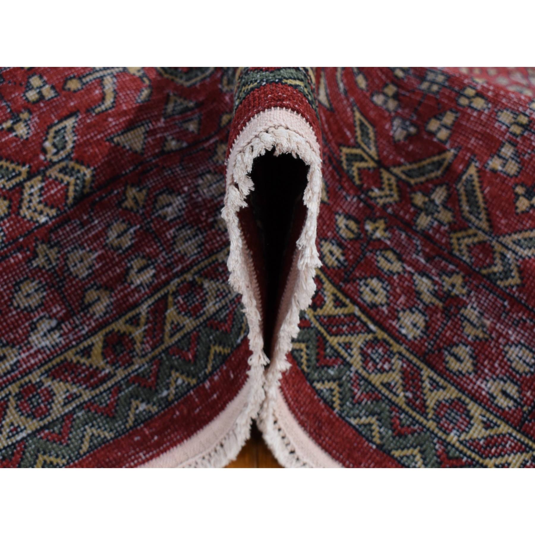 Overdyed-Vintage-Hand-Knotted-Rug-438500