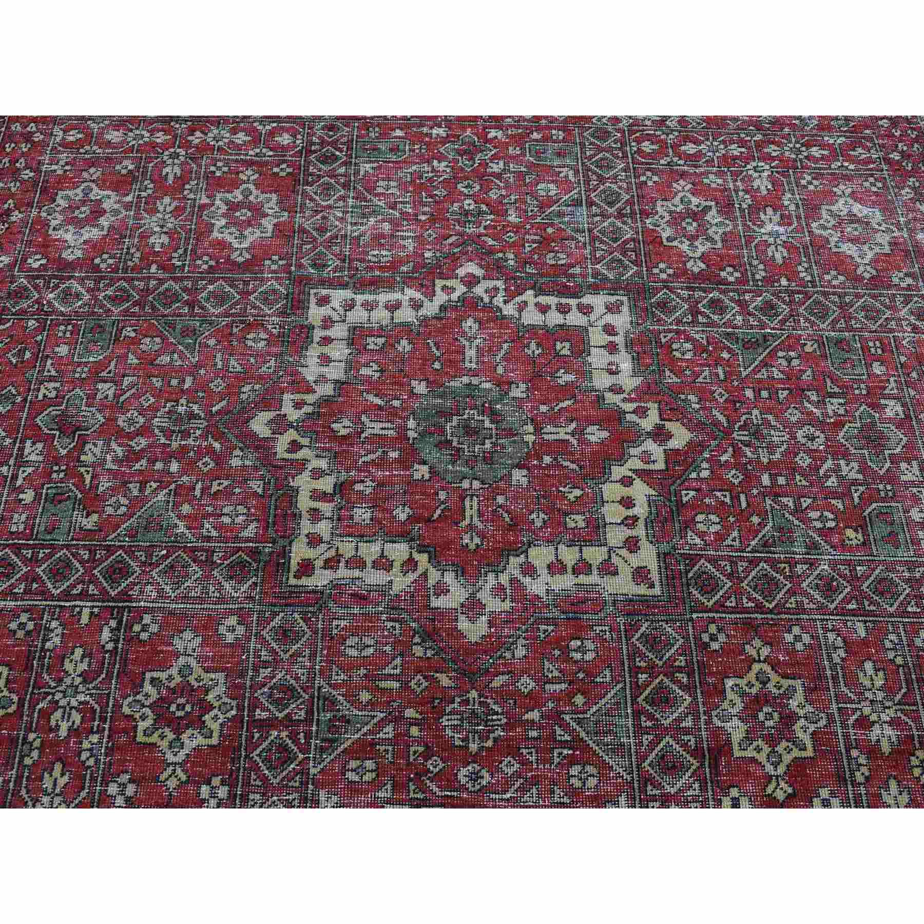 Overdyed-Vintage-Hand-Knotted-Rug-438500