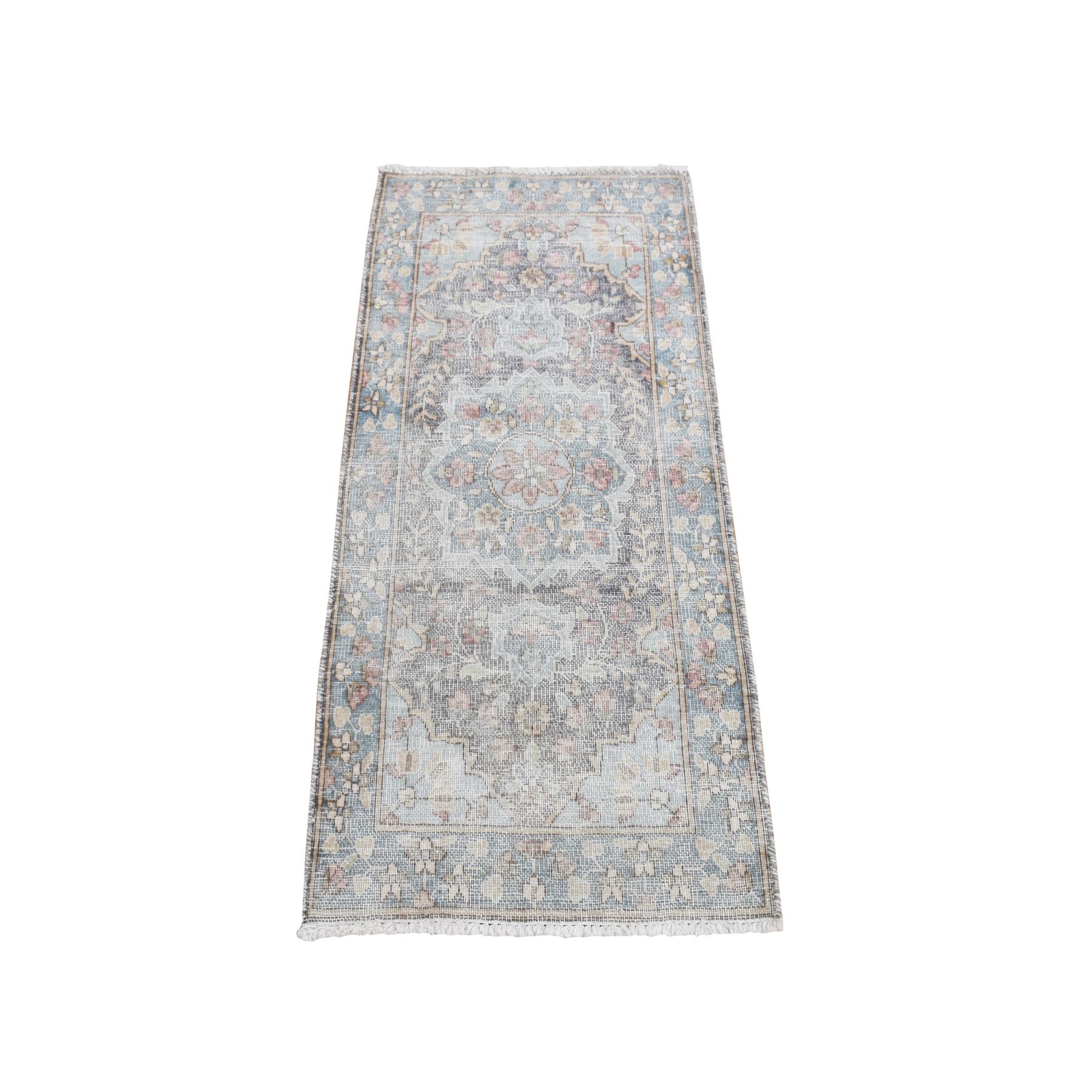 Overdyed-Vintage-Hand-Knotted-Rug-438875