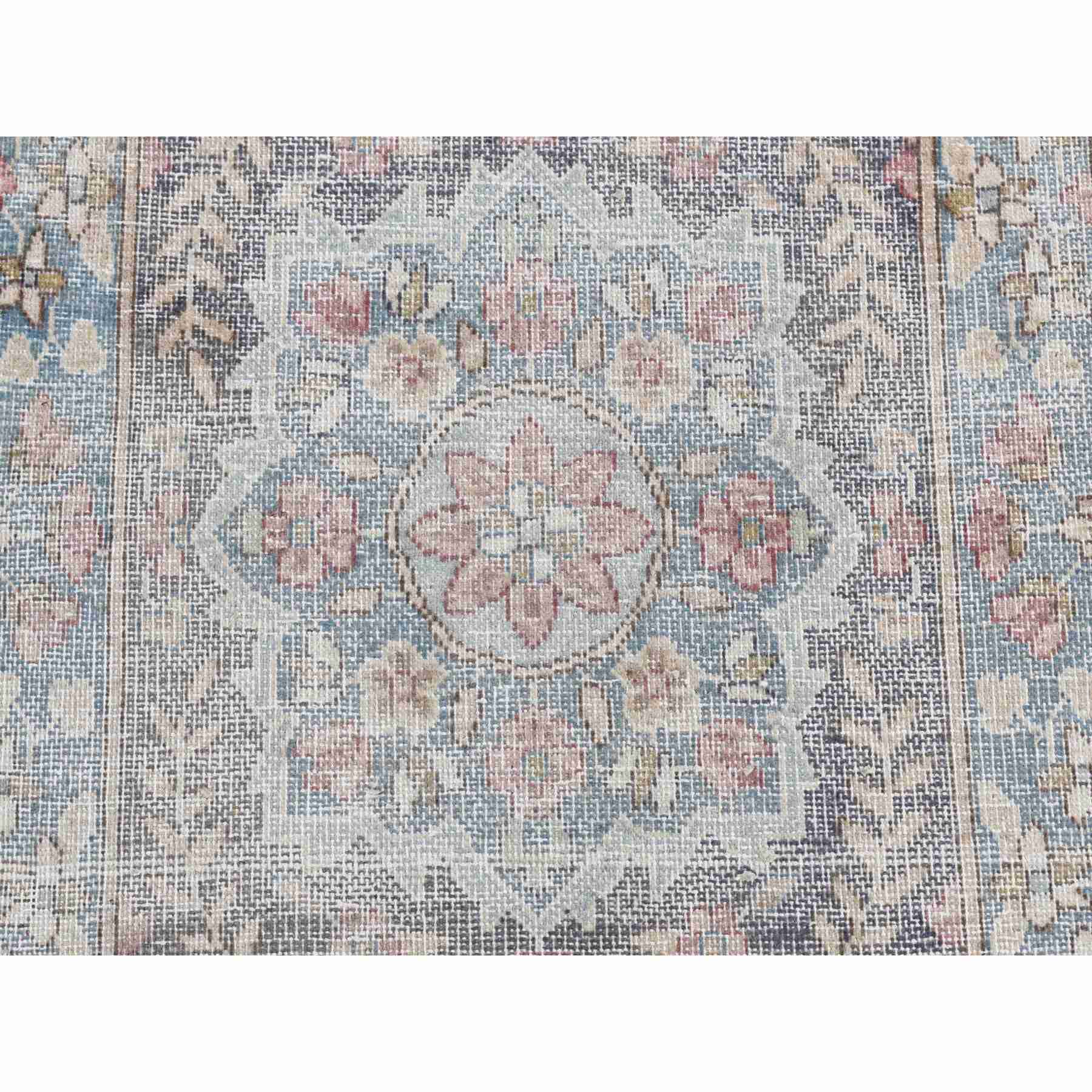 Overdyed-Vintage-Hand-Knotted-Rug-438875
