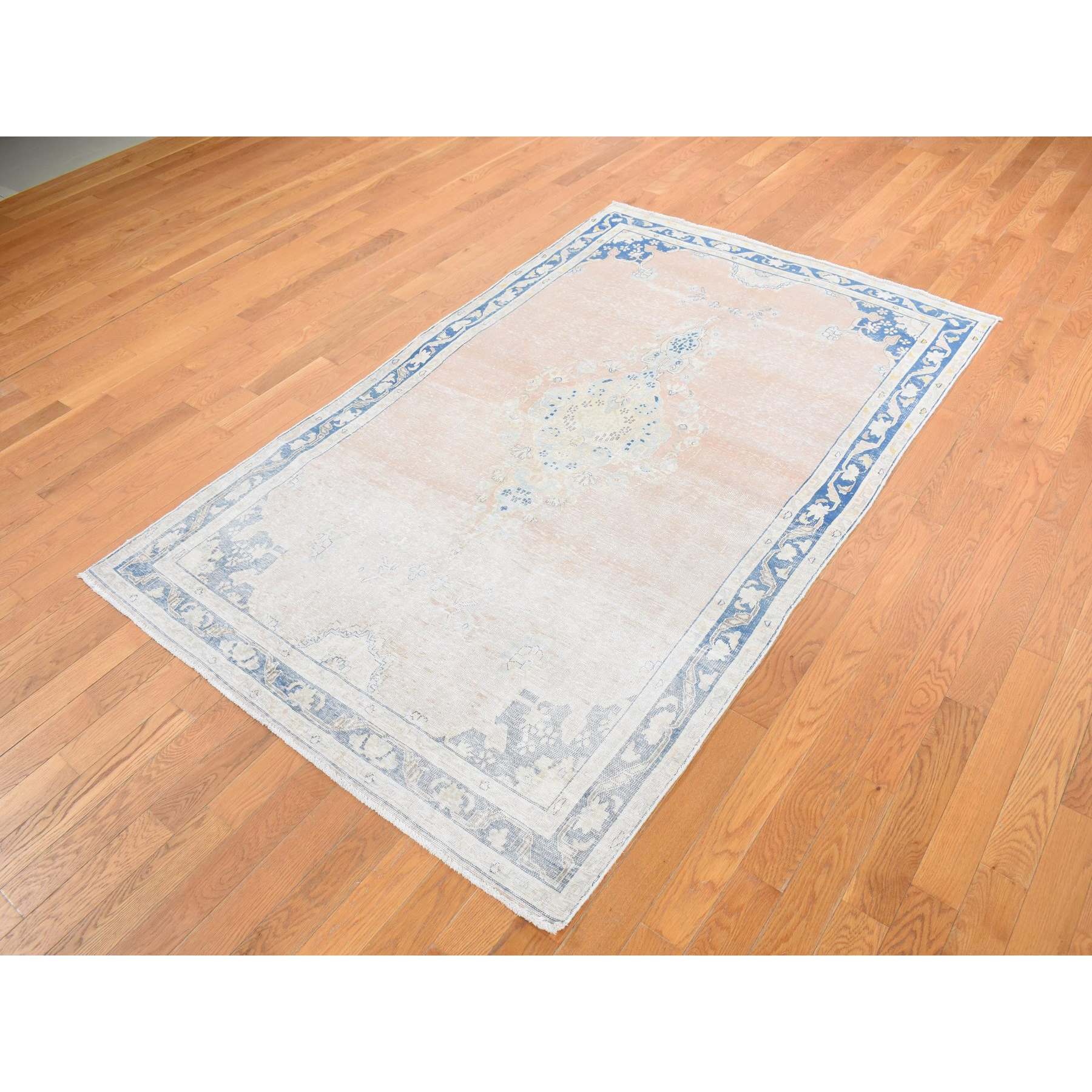 Overdyed-Vintage-Hand-Knotted-Rug-439650