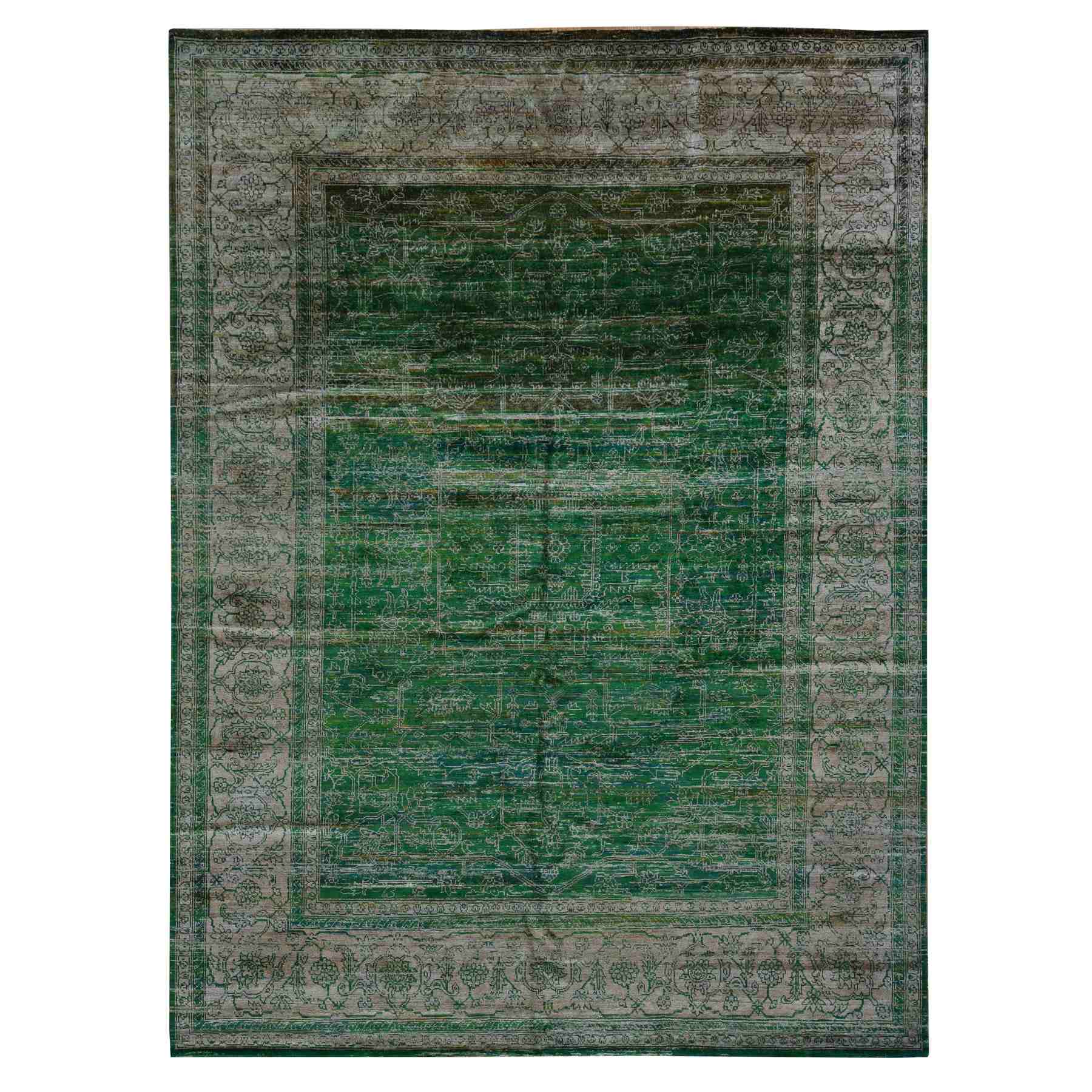 Transitional-Hand-Knotted-Rug-437995