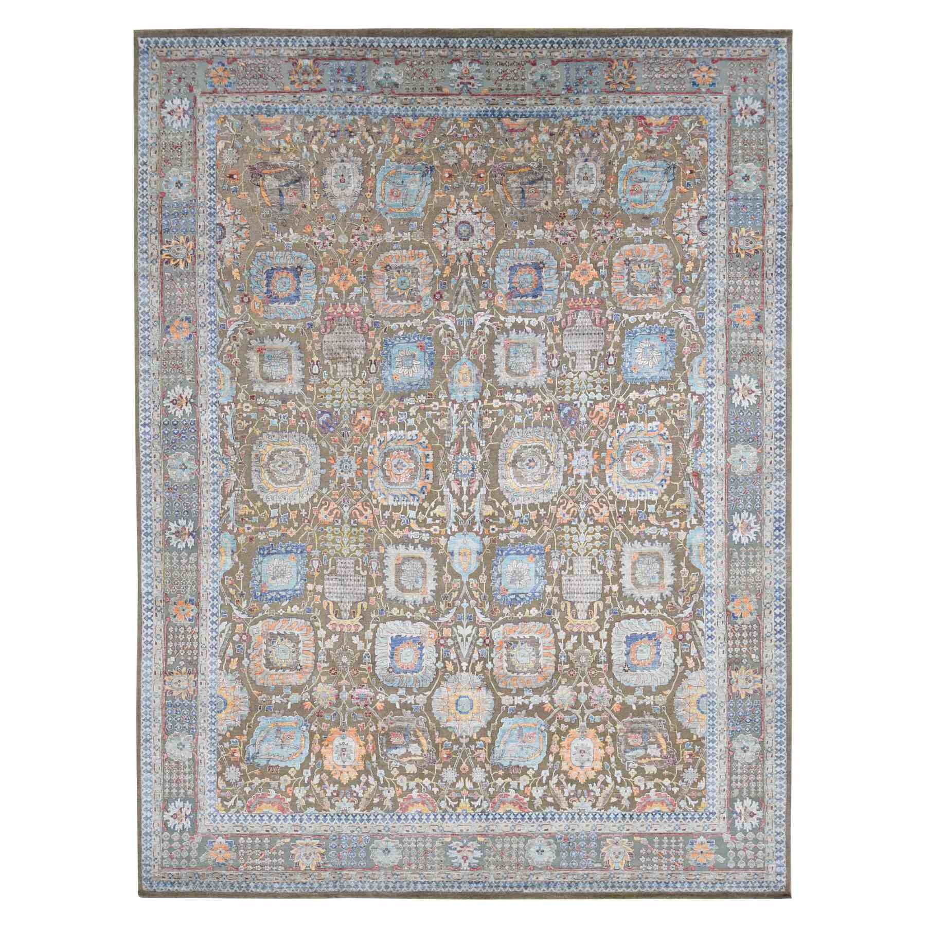 Transitional-Hand-Knotted-Rug-438220