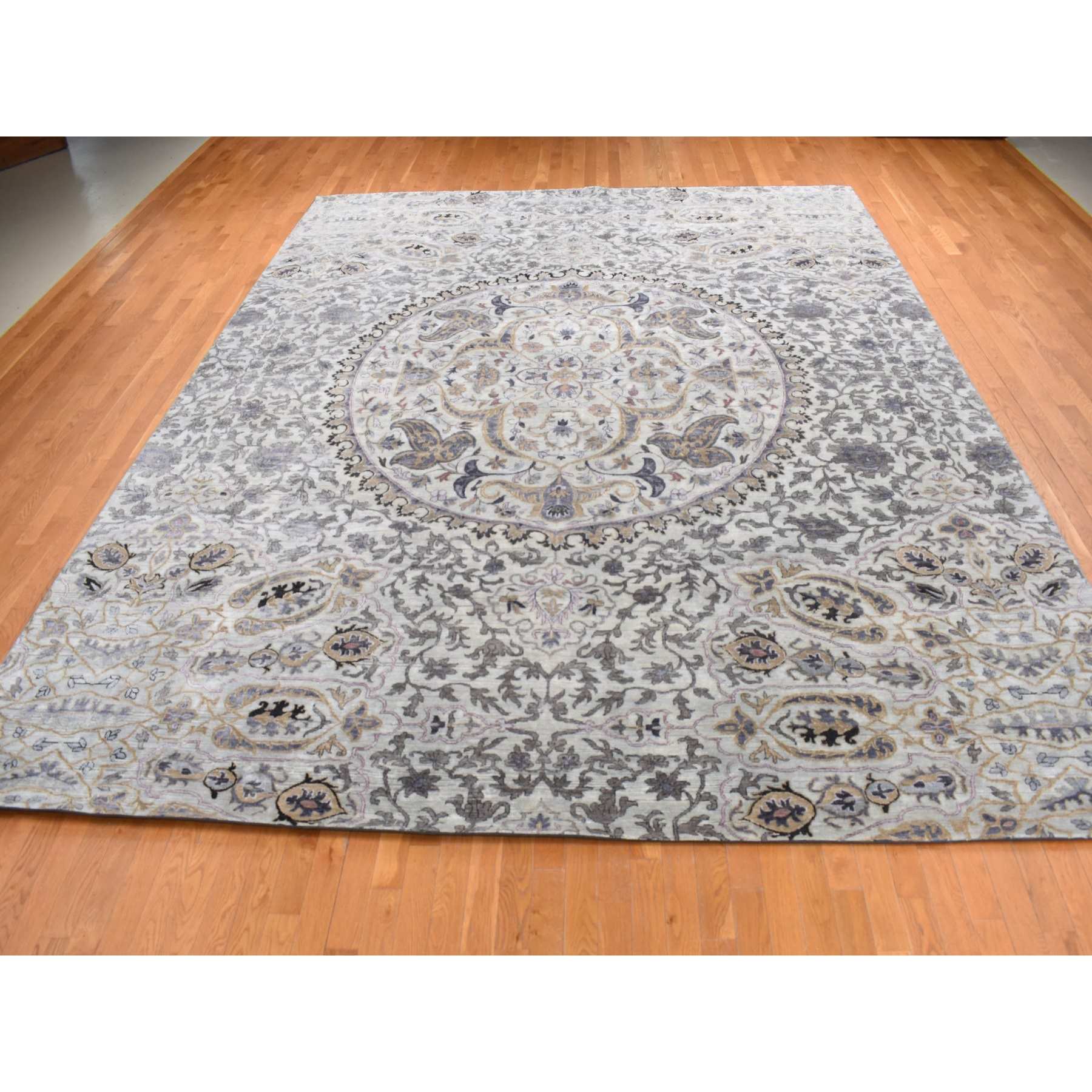 Transitional-Hand-Knotted-Rug-438260