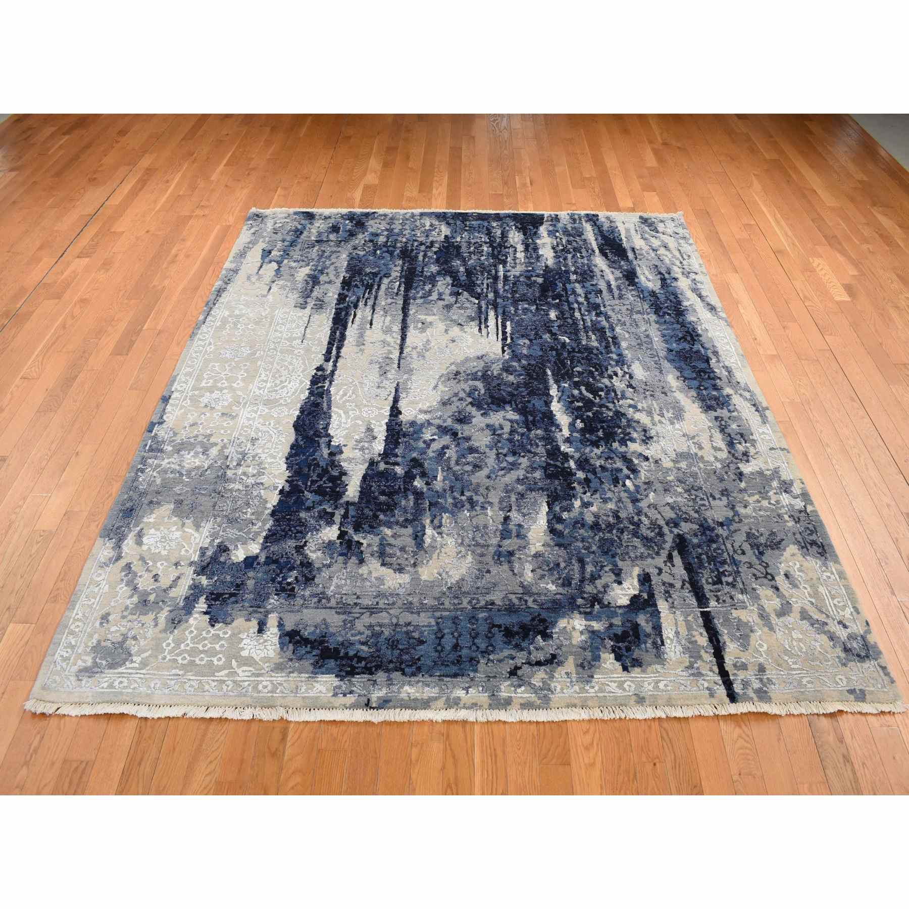 Transitional-Hand-Knotted-Rug-438340