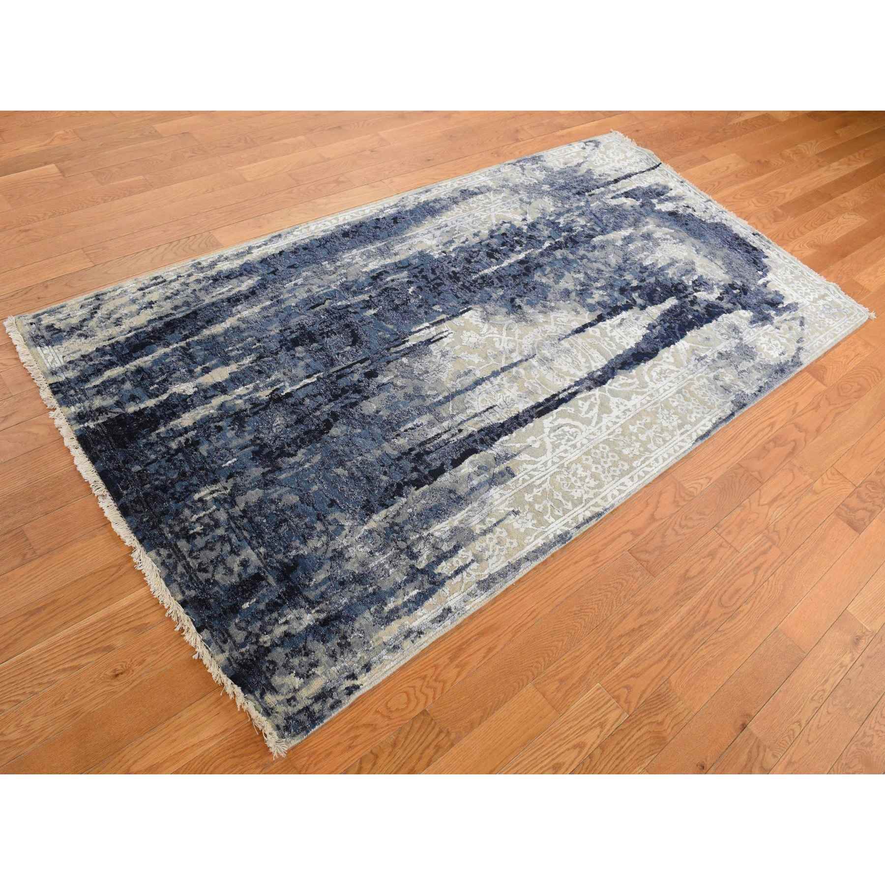 Transitional-Hand-Knotted-Rug-438385