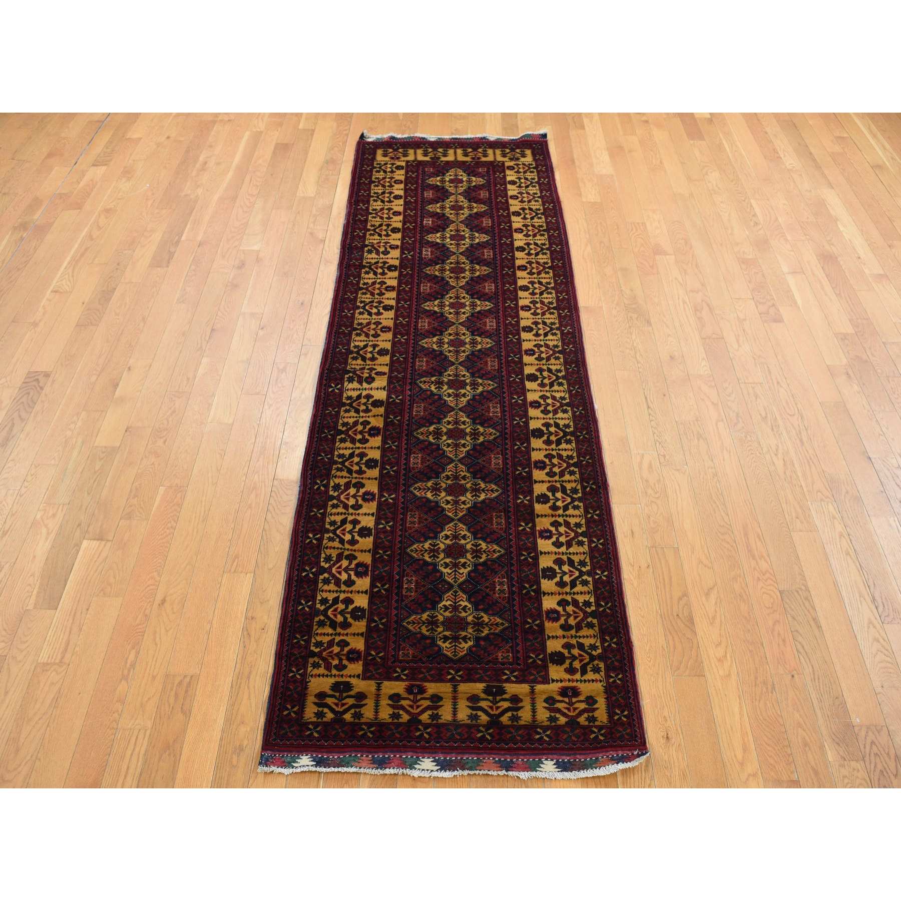 Tribal-Geometric-Hand-Knotted-Rug-438085