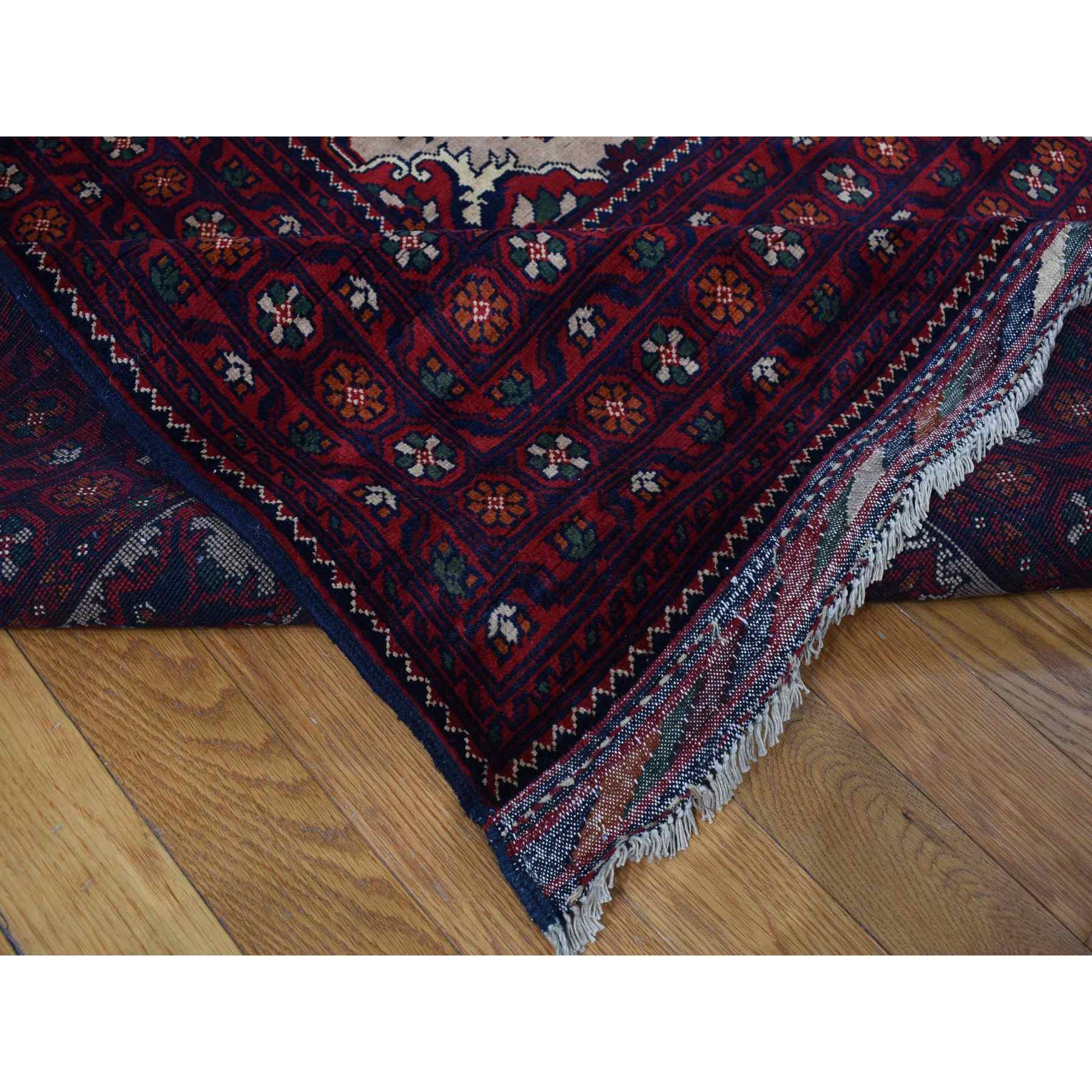Tribal-Geometric-Hand-Knotted-Rug-438350