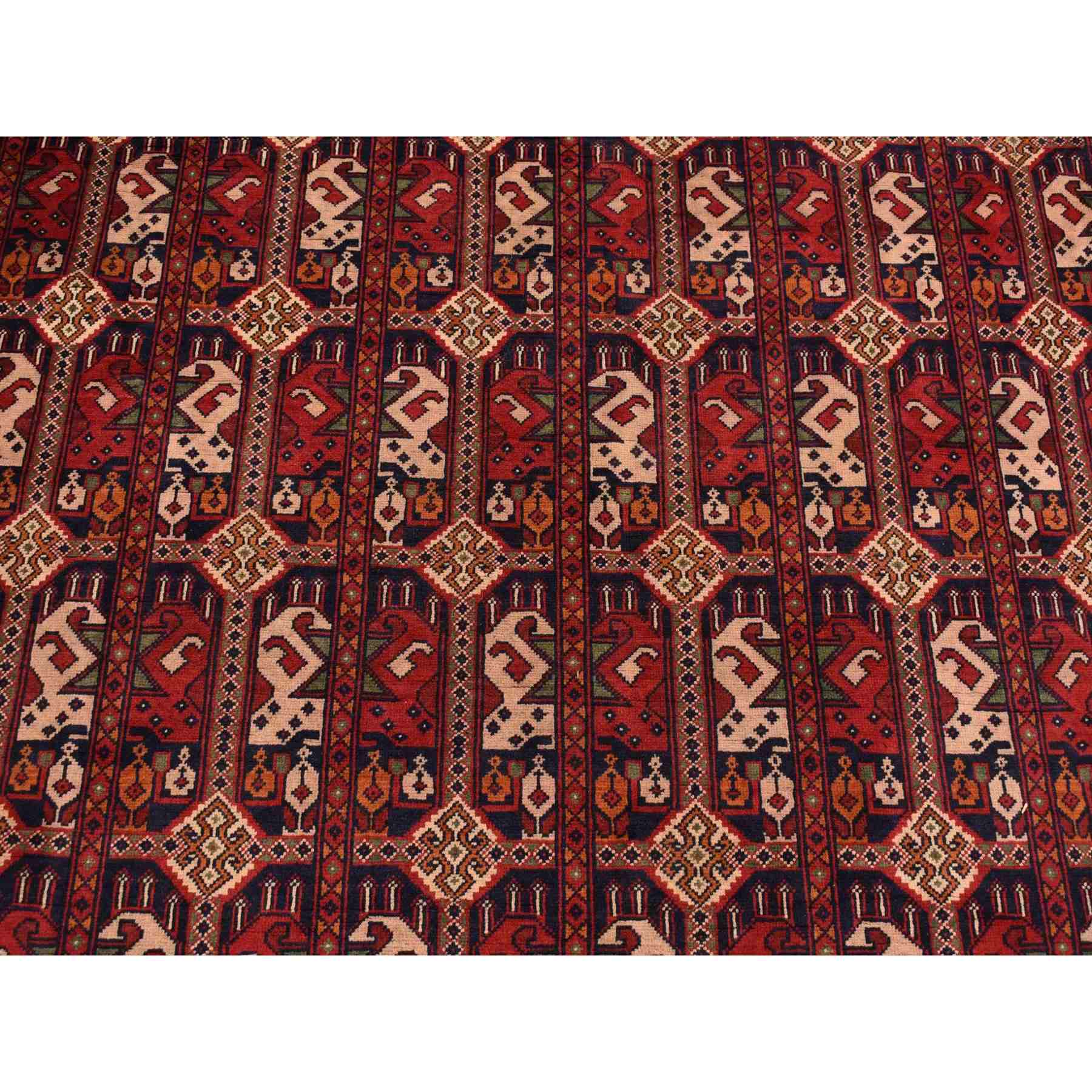 Tribal-Geometric-Hand-Knotted-Rug-438355