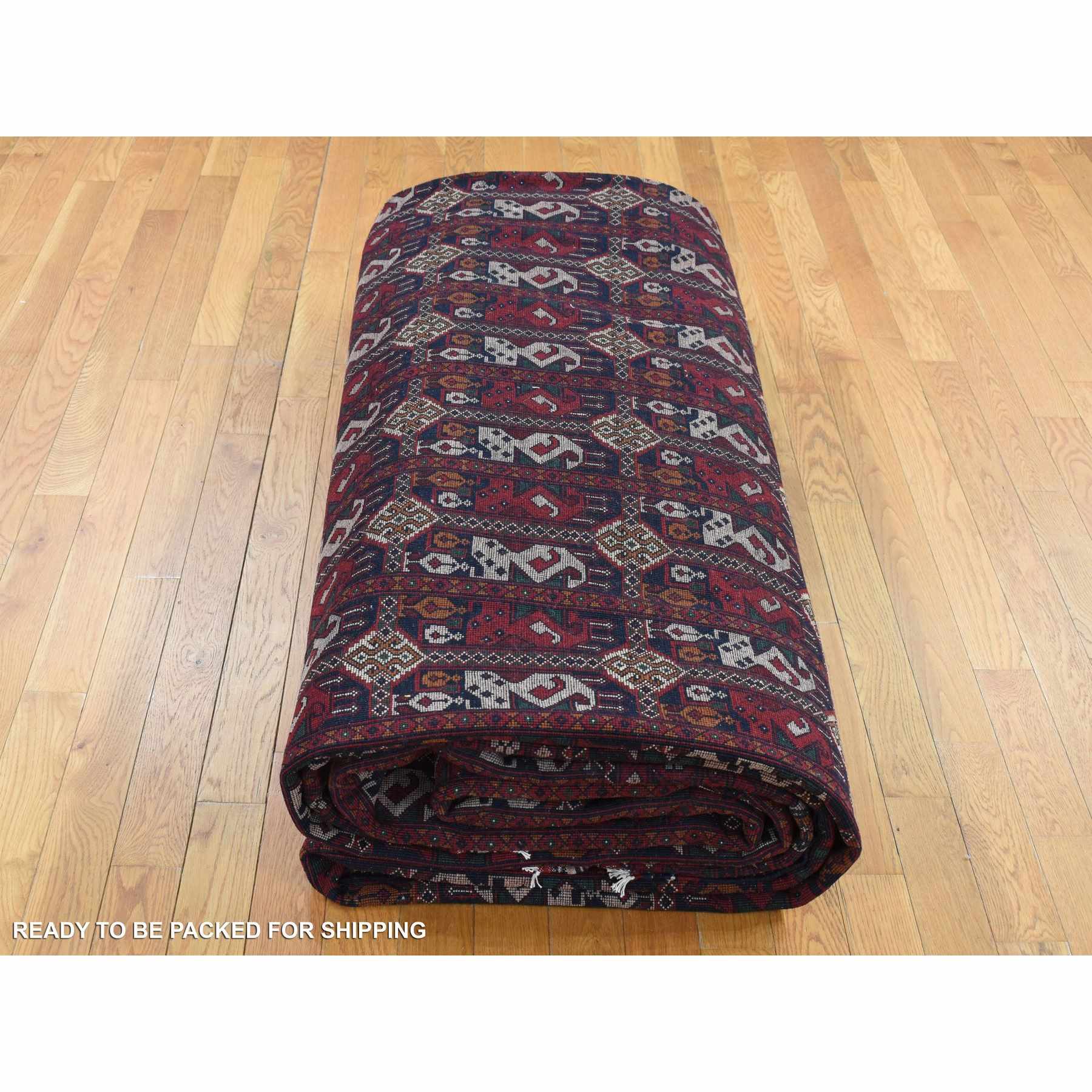 Tribal-Geometric-Hand-Knotted-Rug-438355