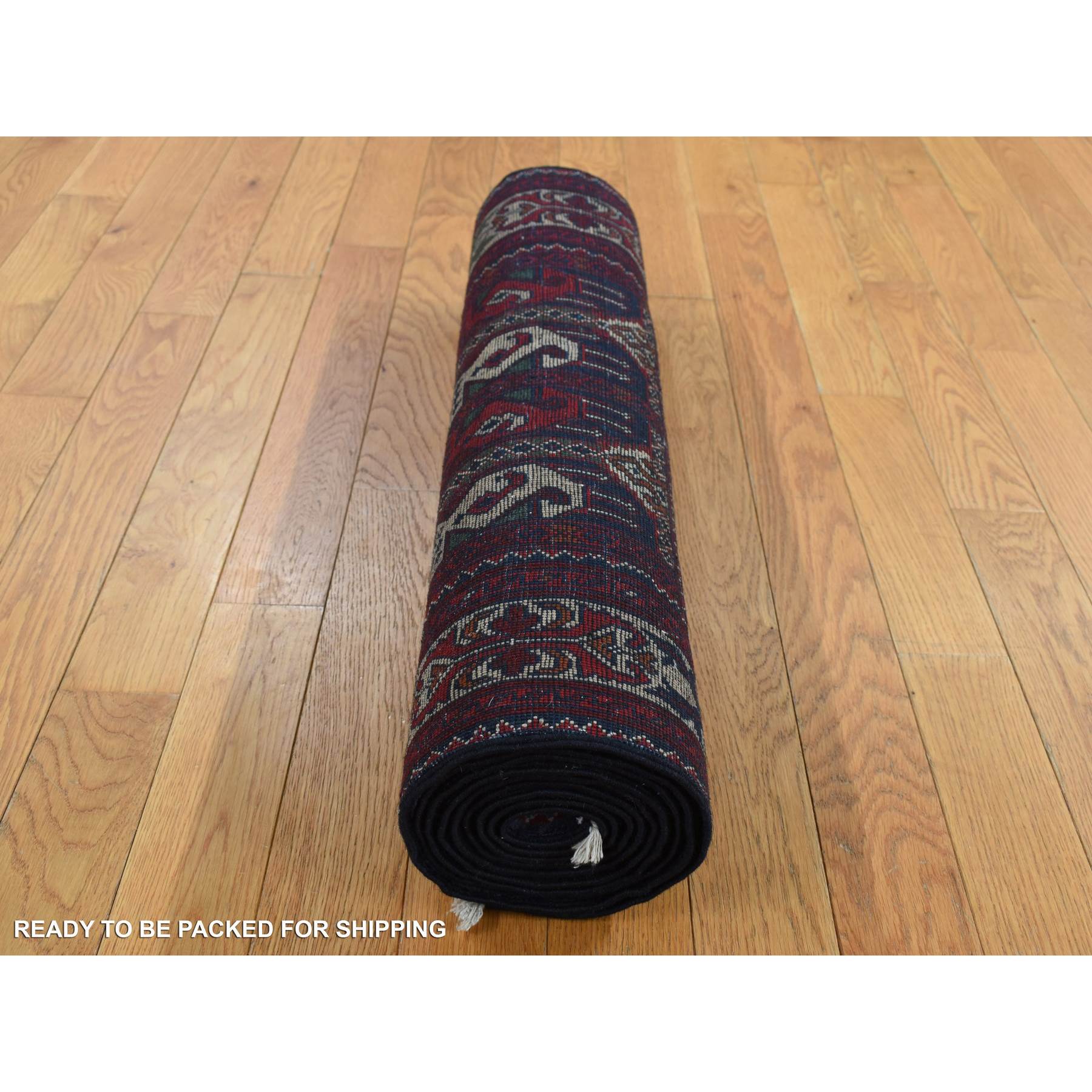 Tribal-Geometric-Hand-Knotted-Rug-438630