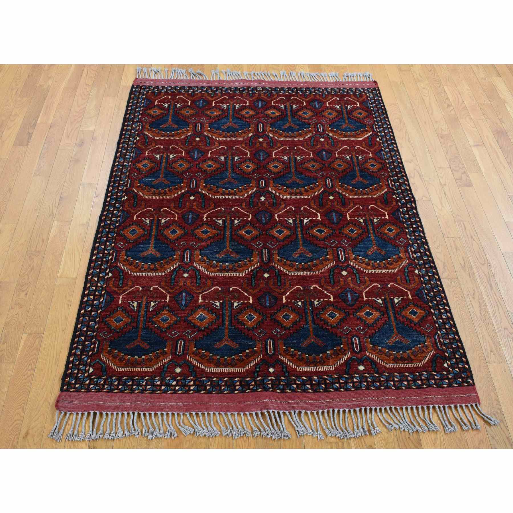 Tribal-Geometric-Hand-Knotted-Rug-438660