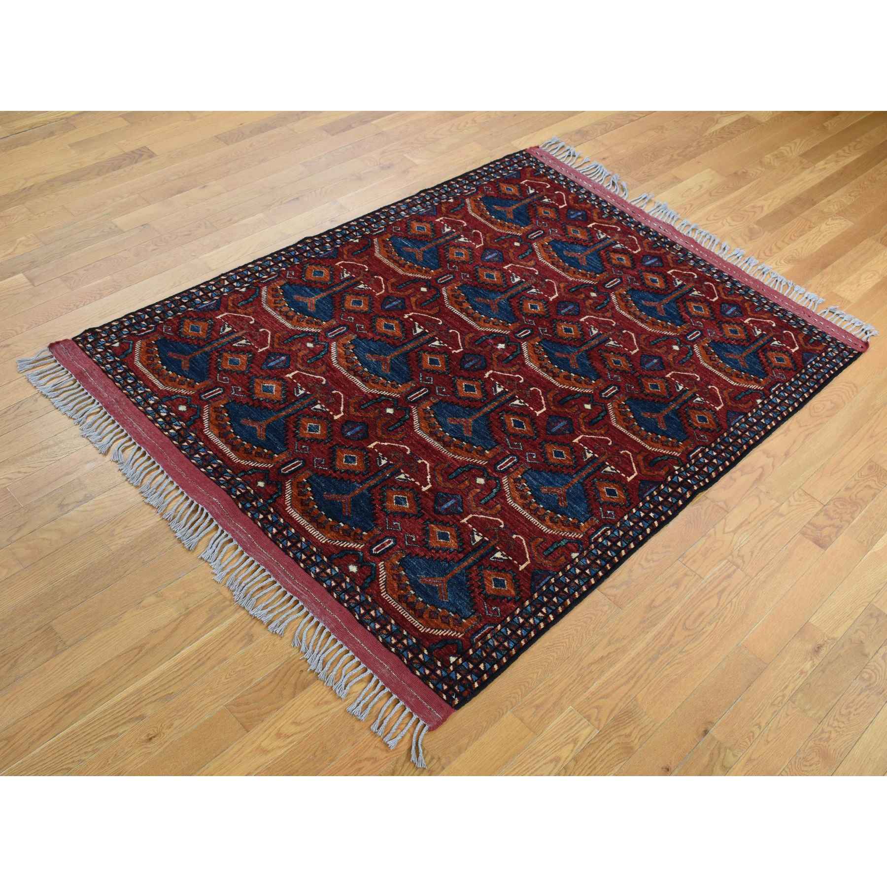 Tribal-Geometric-Hand-Knotted-Rug-438660