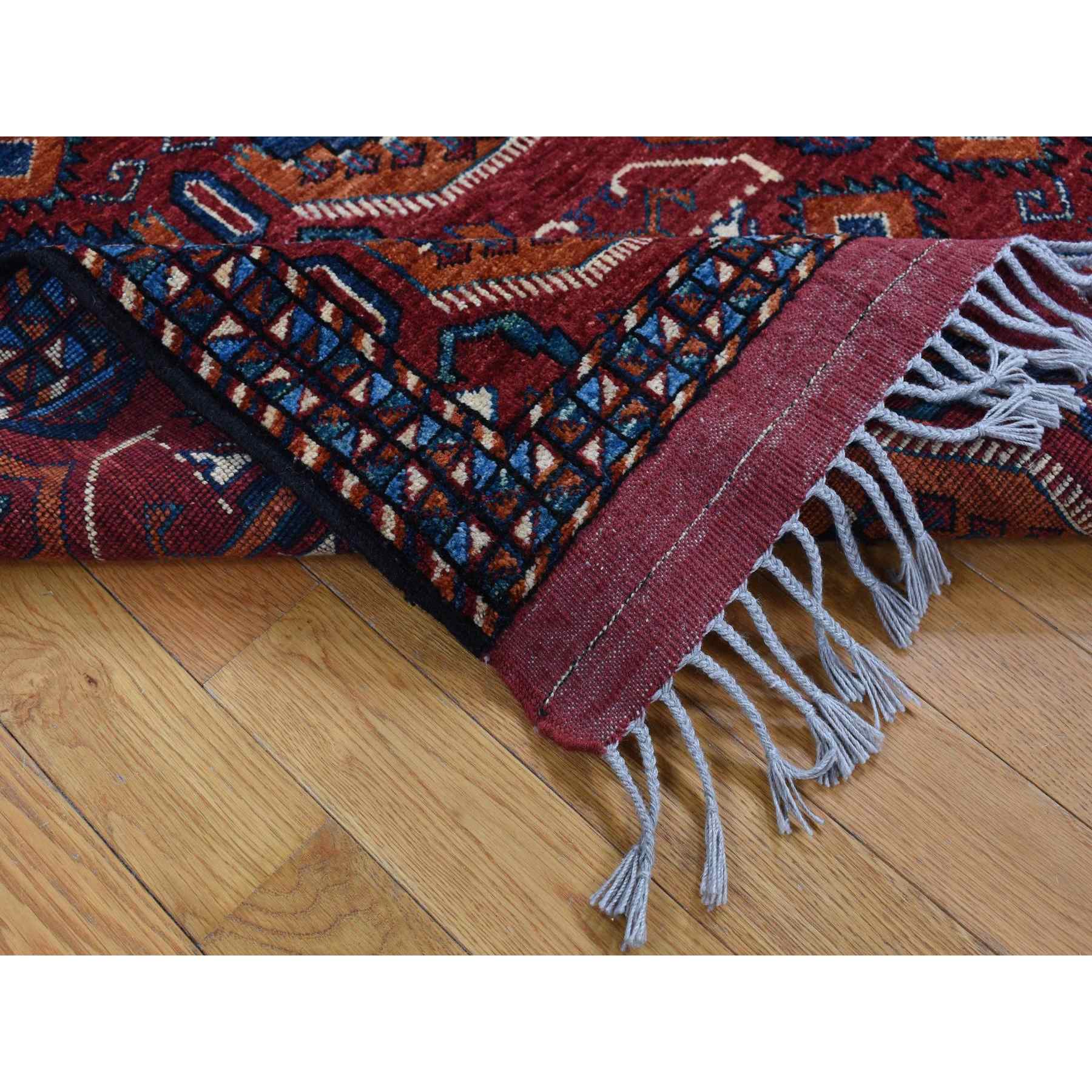 Tribal-Geometric-Hand-Knotted-Rug-438660