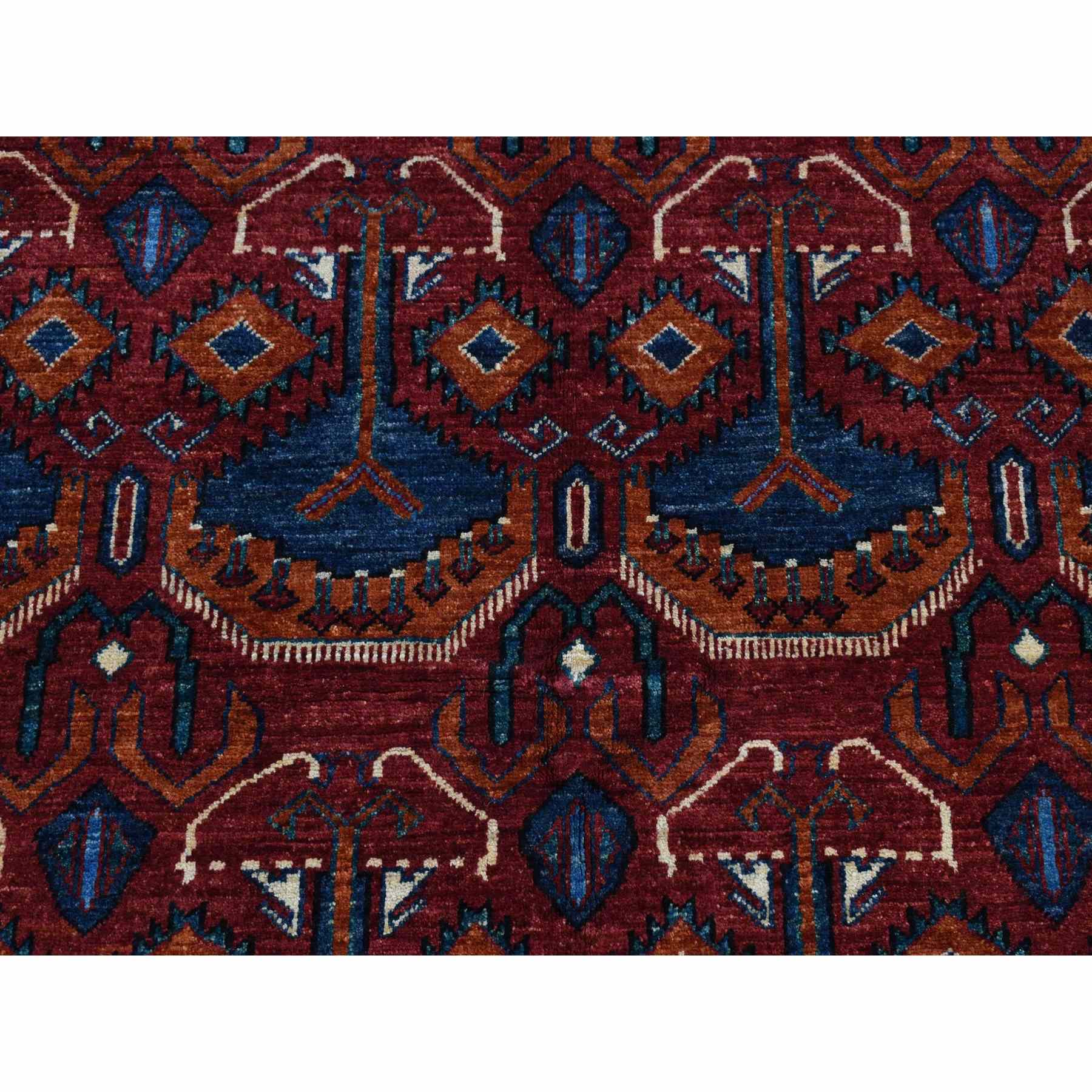 Tribal-Geometric-Hand-Knotted-Rug-438660