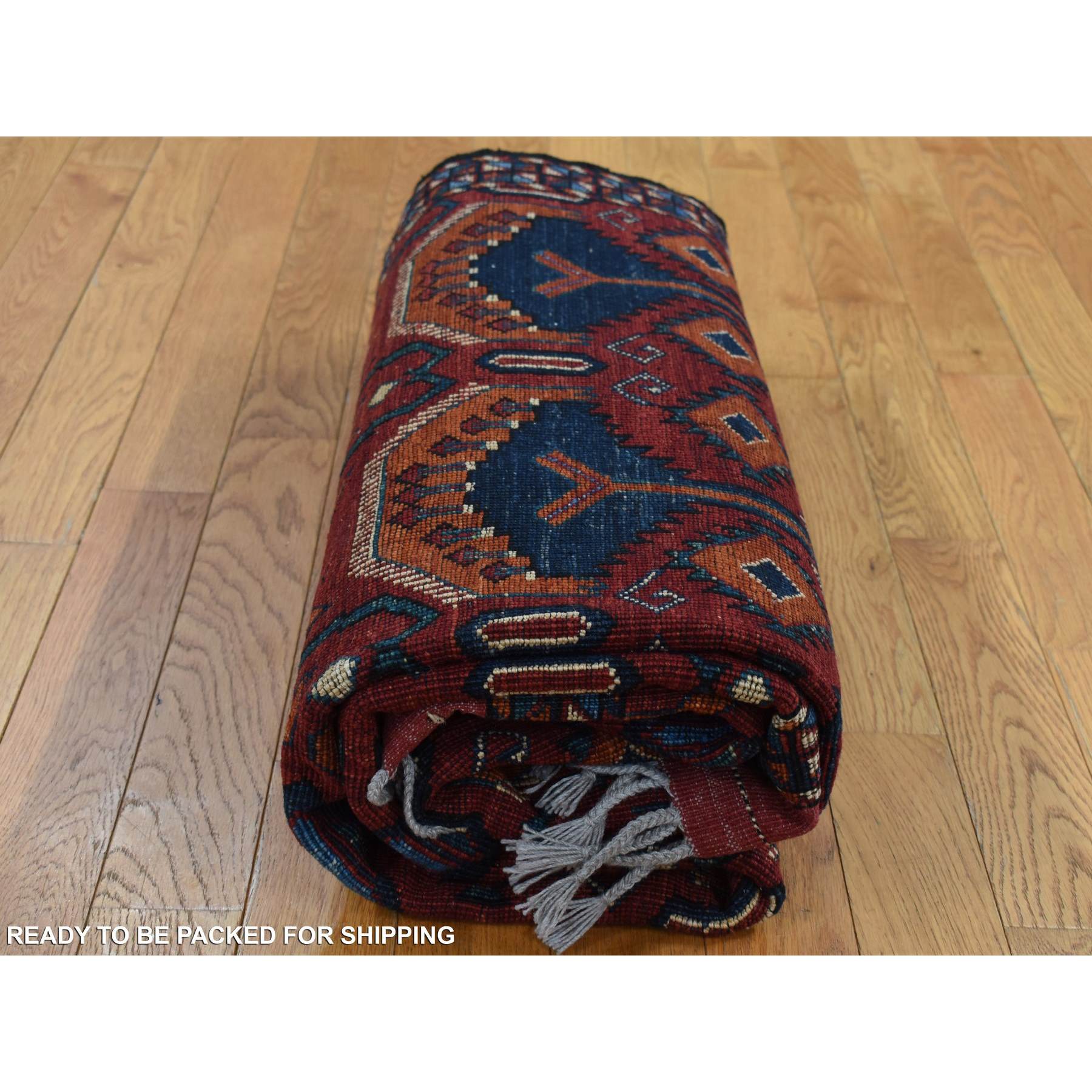 Tribal-Geometric-Hand-Knotted-Rug-438660