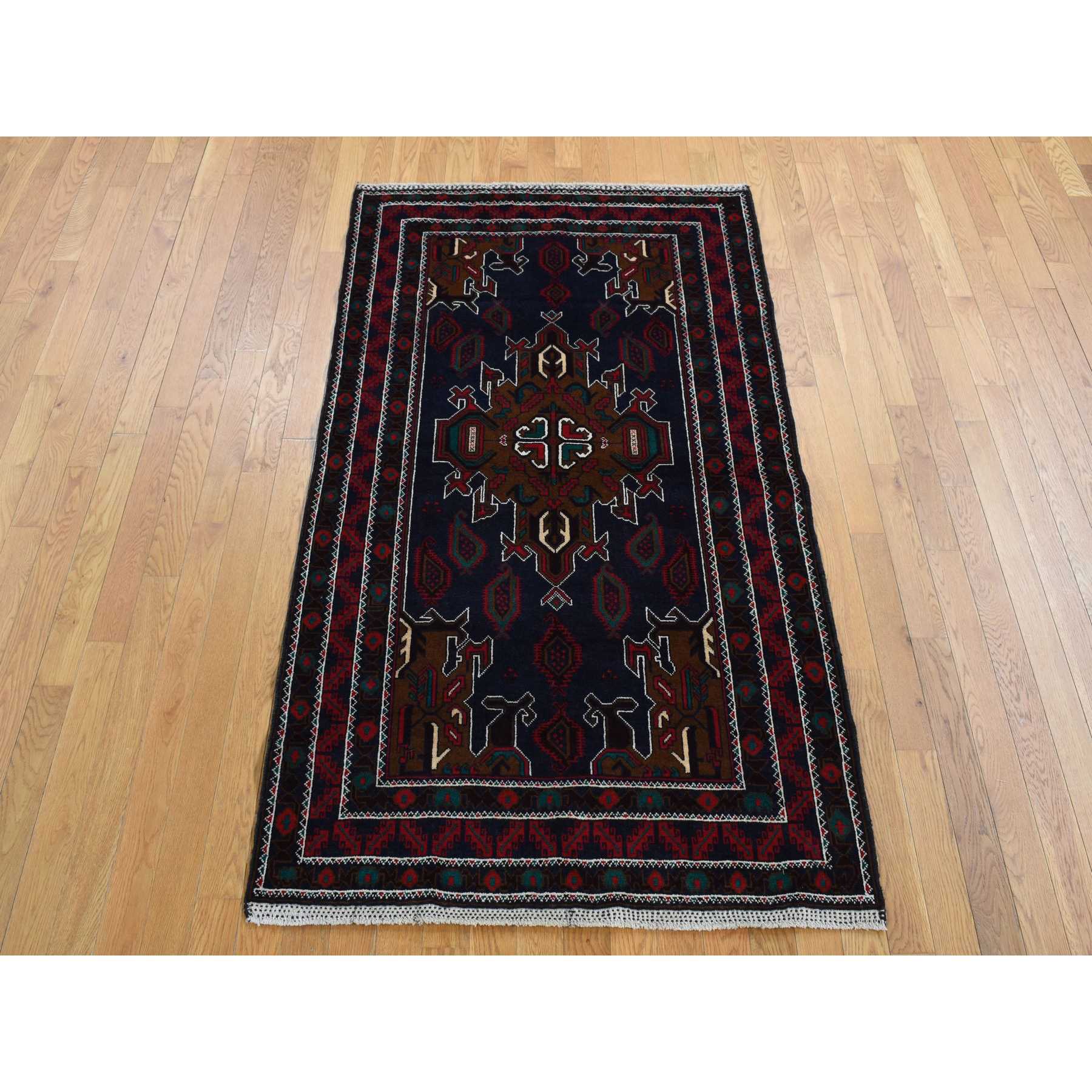 Tribal-Geometric-Hand-Knotted-Rug-438675