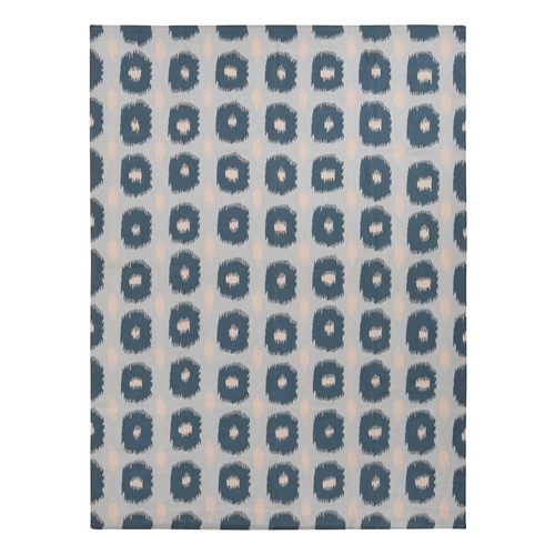 Marian Blue, Durie Modern Geometric Design, Flat Weave, 100% Wool, Hand Knotted, Oriental Rug