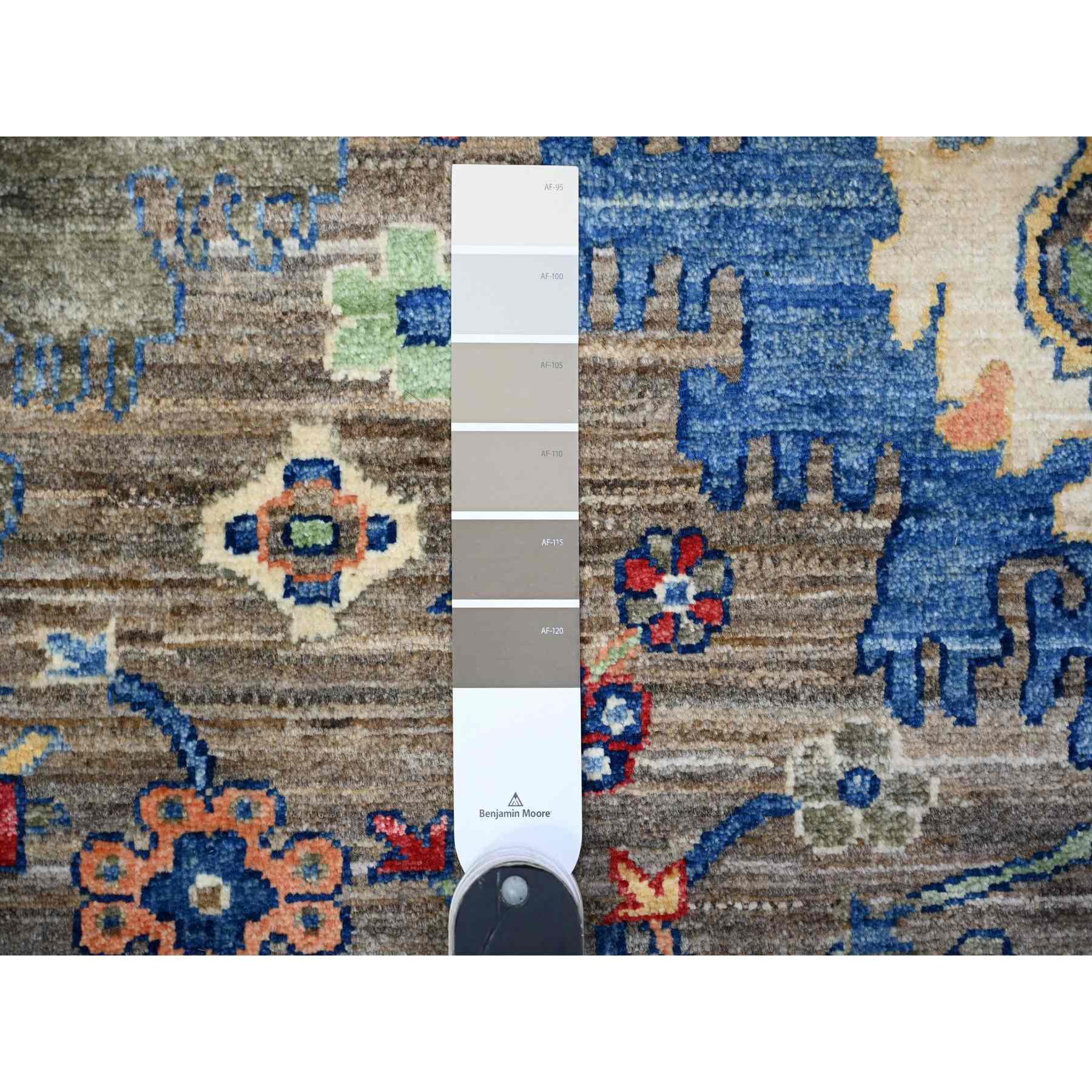Oushak-And-Peshawar-Hand-Knotted-Rug-440965