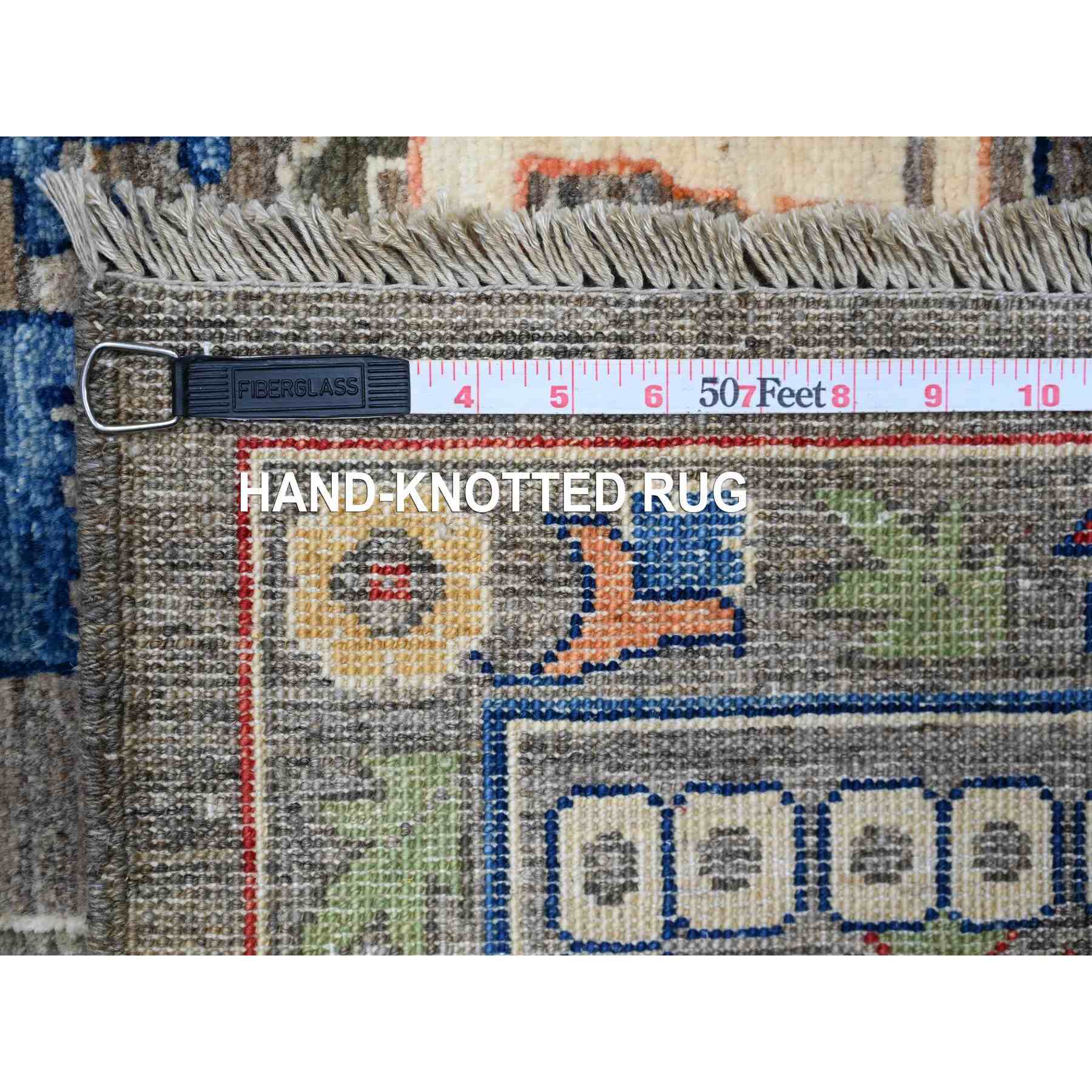 Oushak-And-Peshawar-Hand-Knotted-Rug-440965