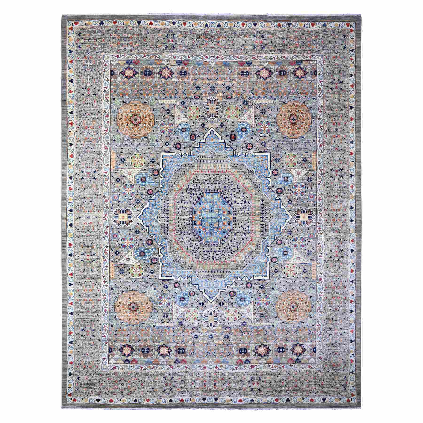 Oushak-And-Peshawar-Hand-Knotted-Rug-441035