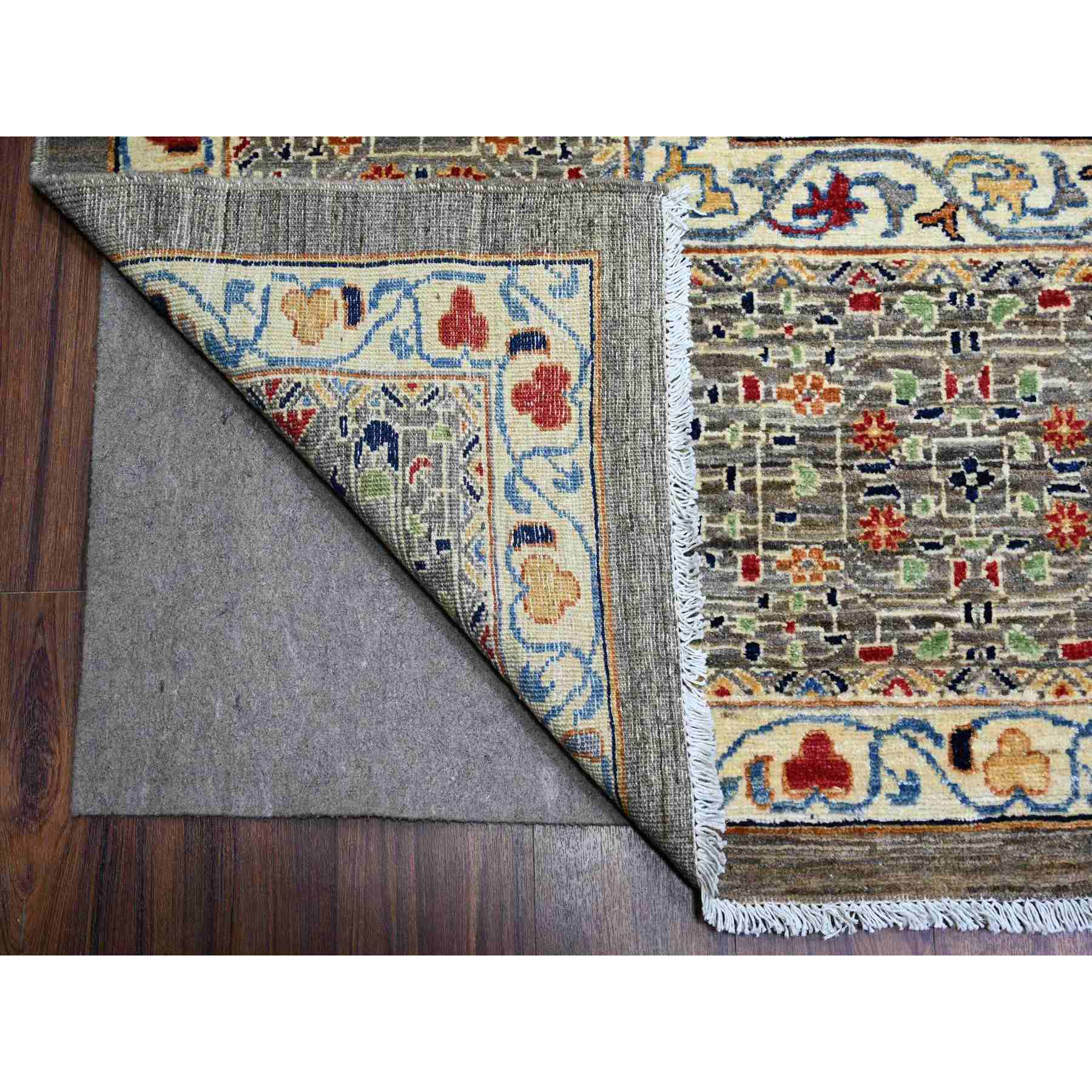 Oushak-And-Peshawar-Hand-Knotted-Rug-441035