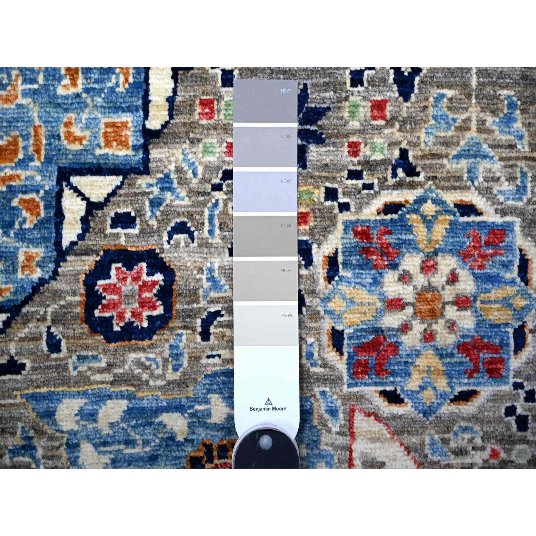 Oushak-And-Peshawar-Hand-Knotted-Rug-441035