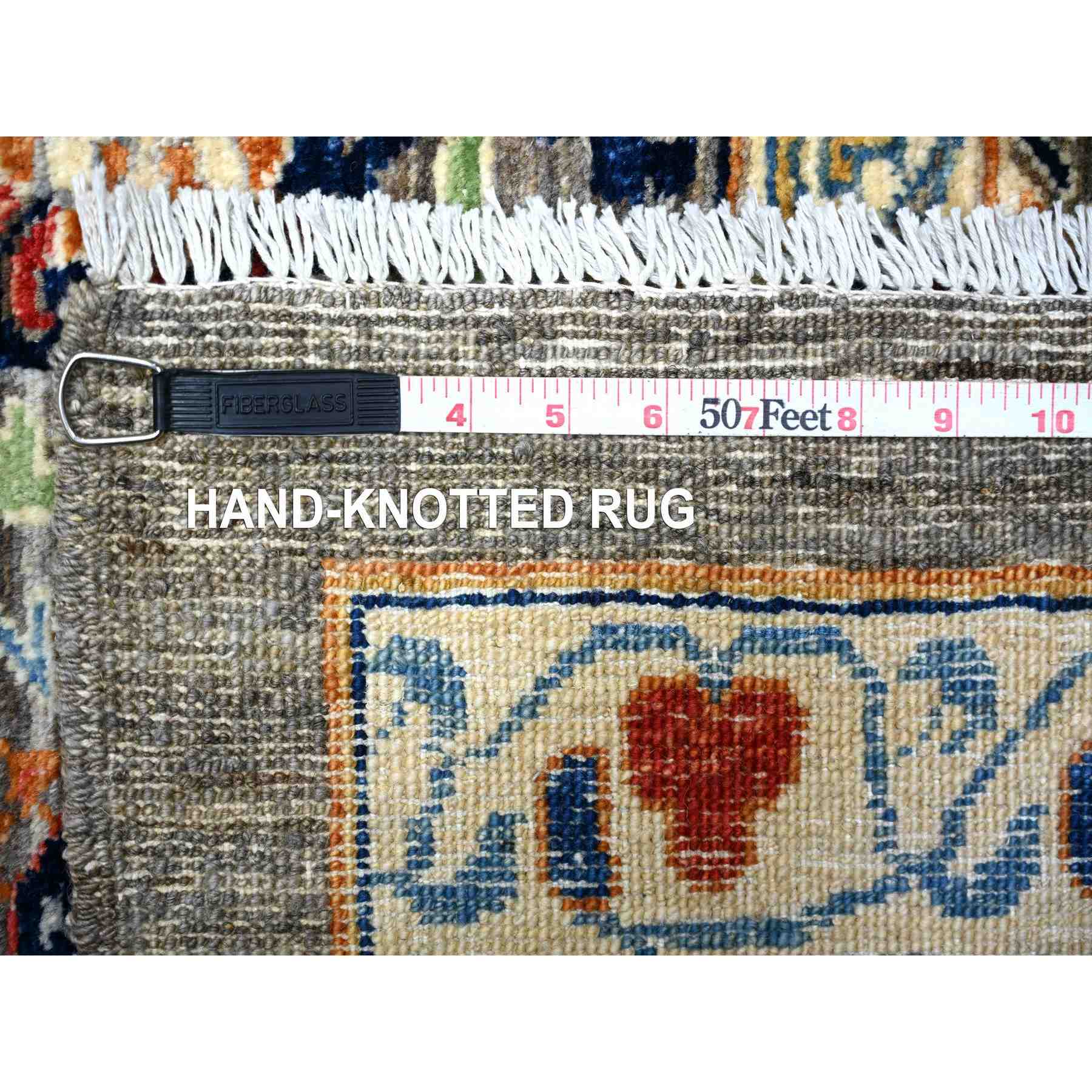 Oushak-And-Peshawar-Hand-Knotted-Rug-441035