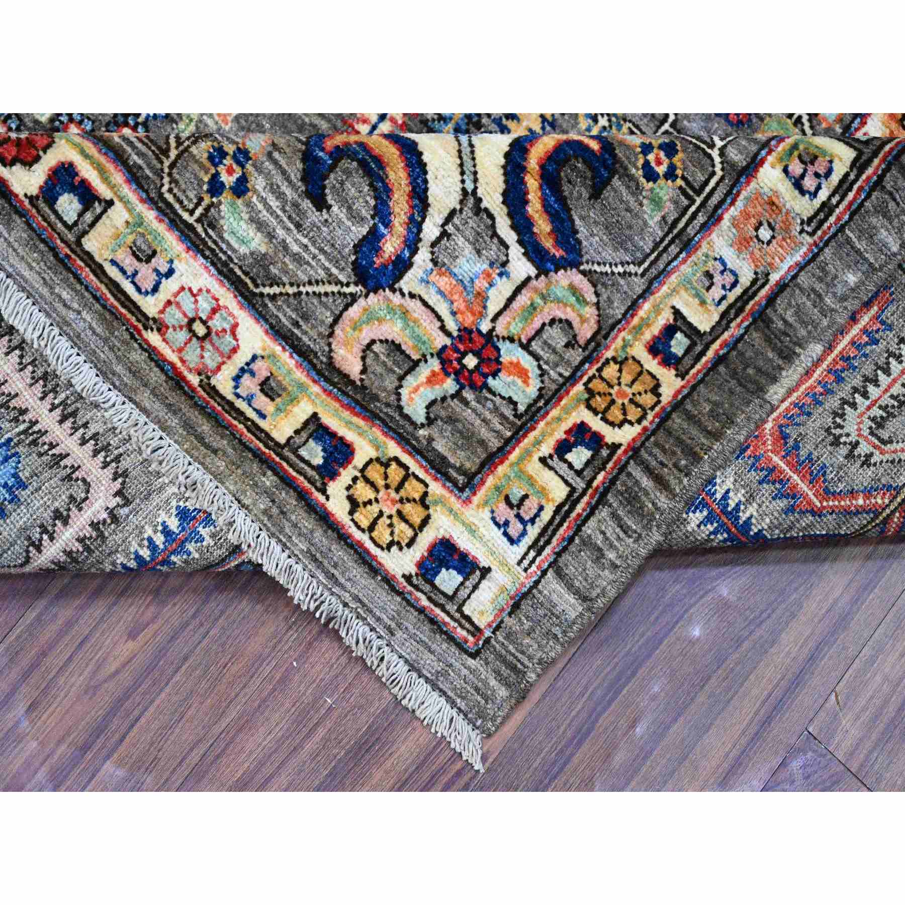Oushak-And-Peshawar-Hand-Knotted-Rug-441340