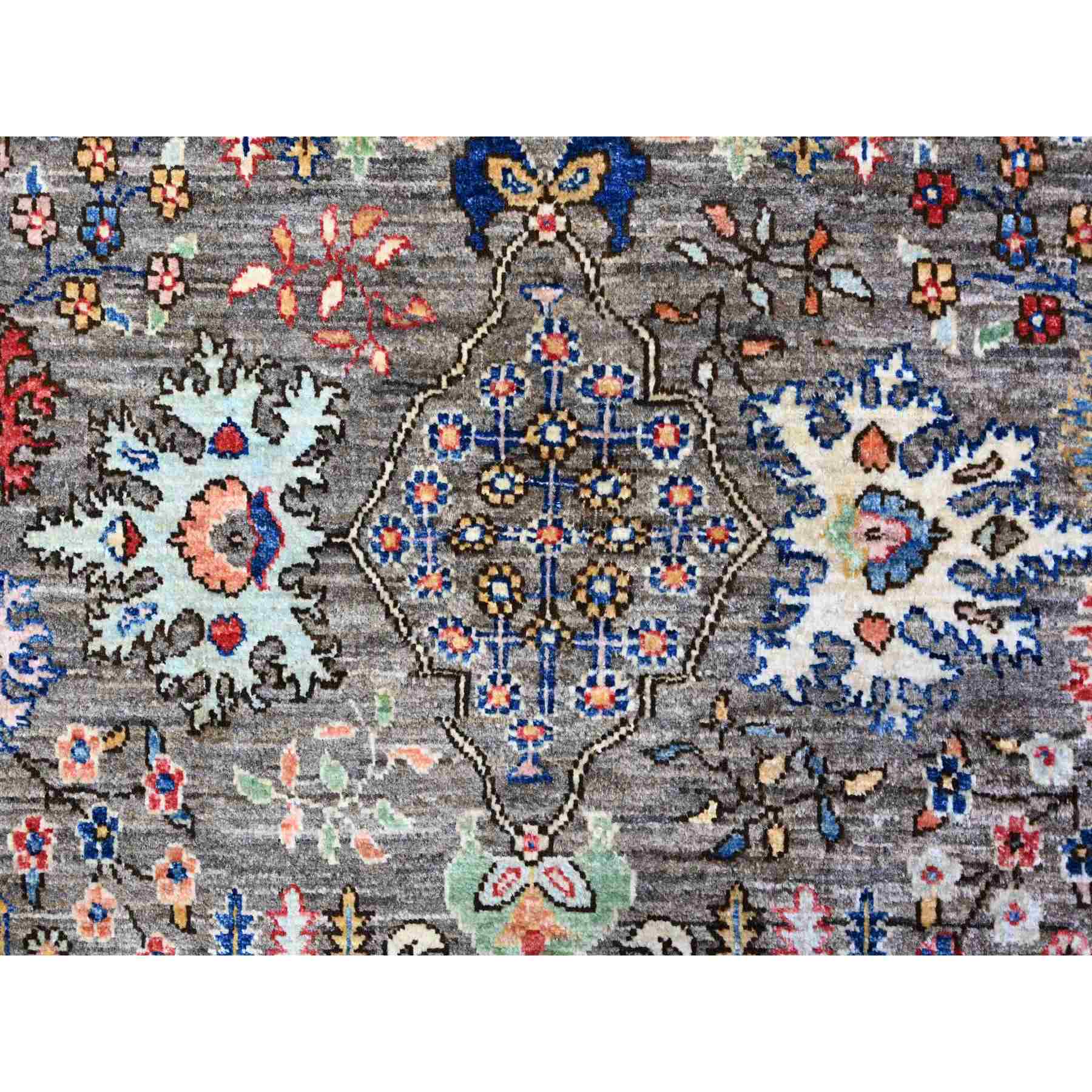 Oushak-And-Peshawar-Hand-Knotted-Rug-441340