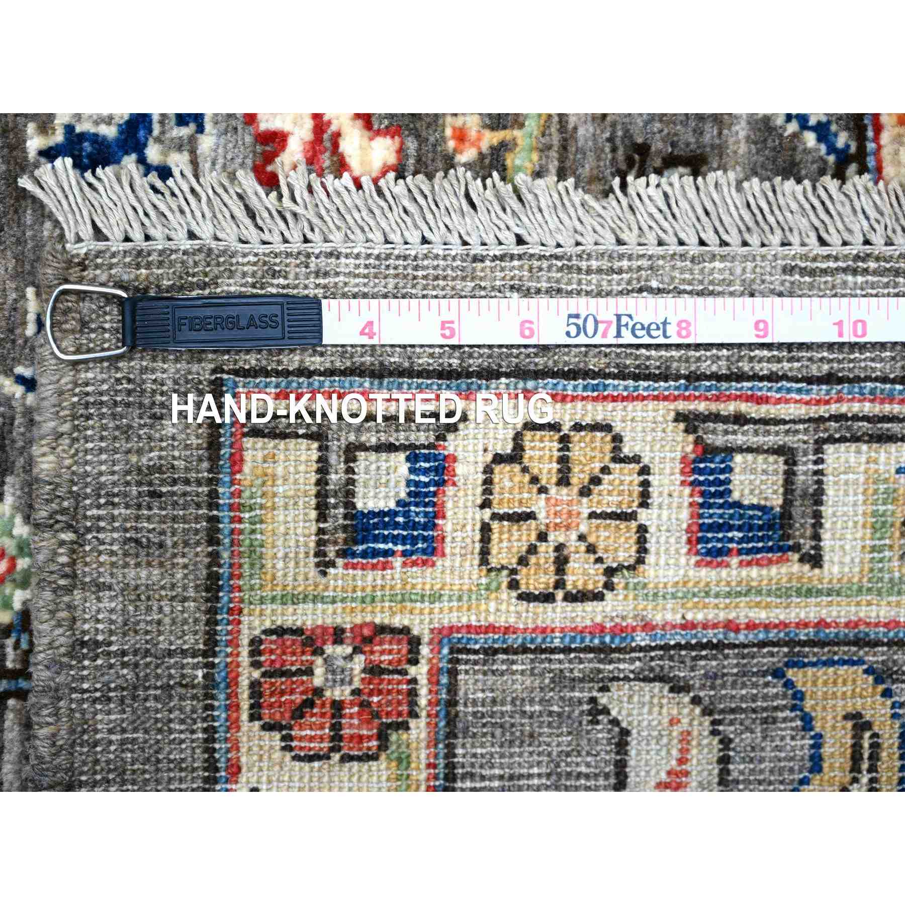 Oushak-And-Peshawar-Hand-Knotted-Rug-441340