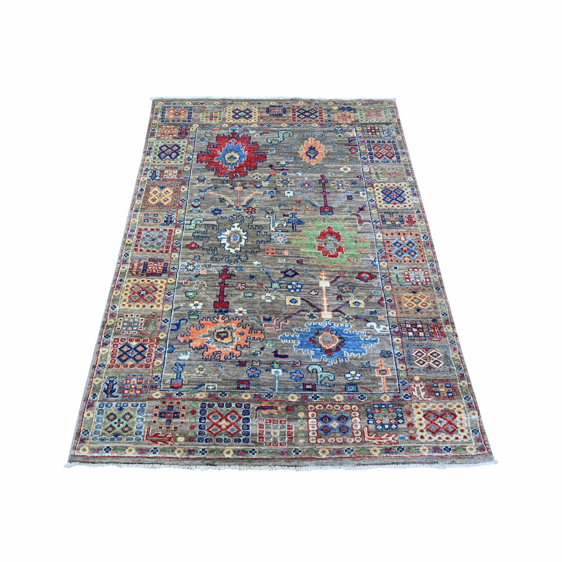 Mamluk-Hand-Knotted-Rug-441655