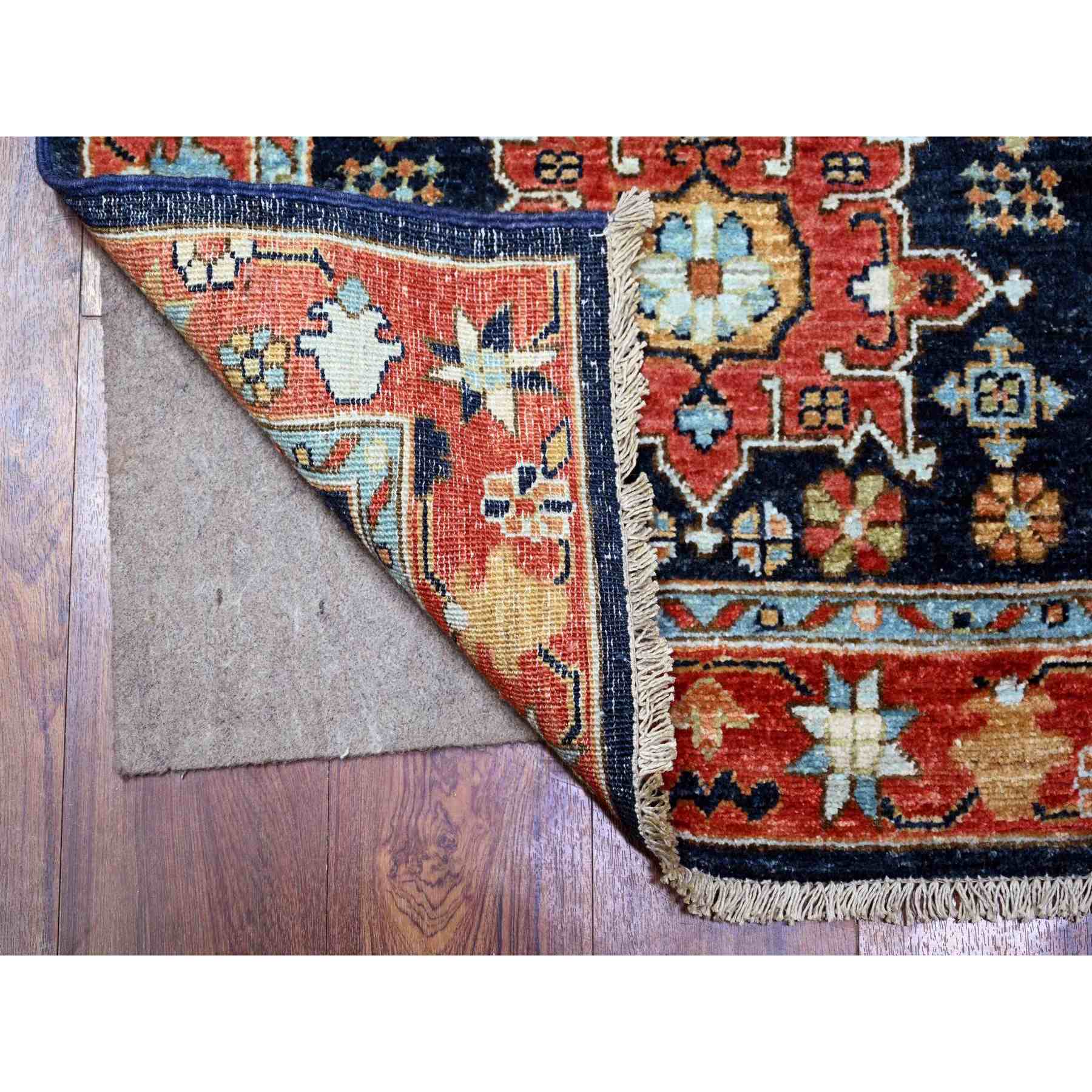 Oushak-And-Peshawar-Hand-Knotted-Rug-442015