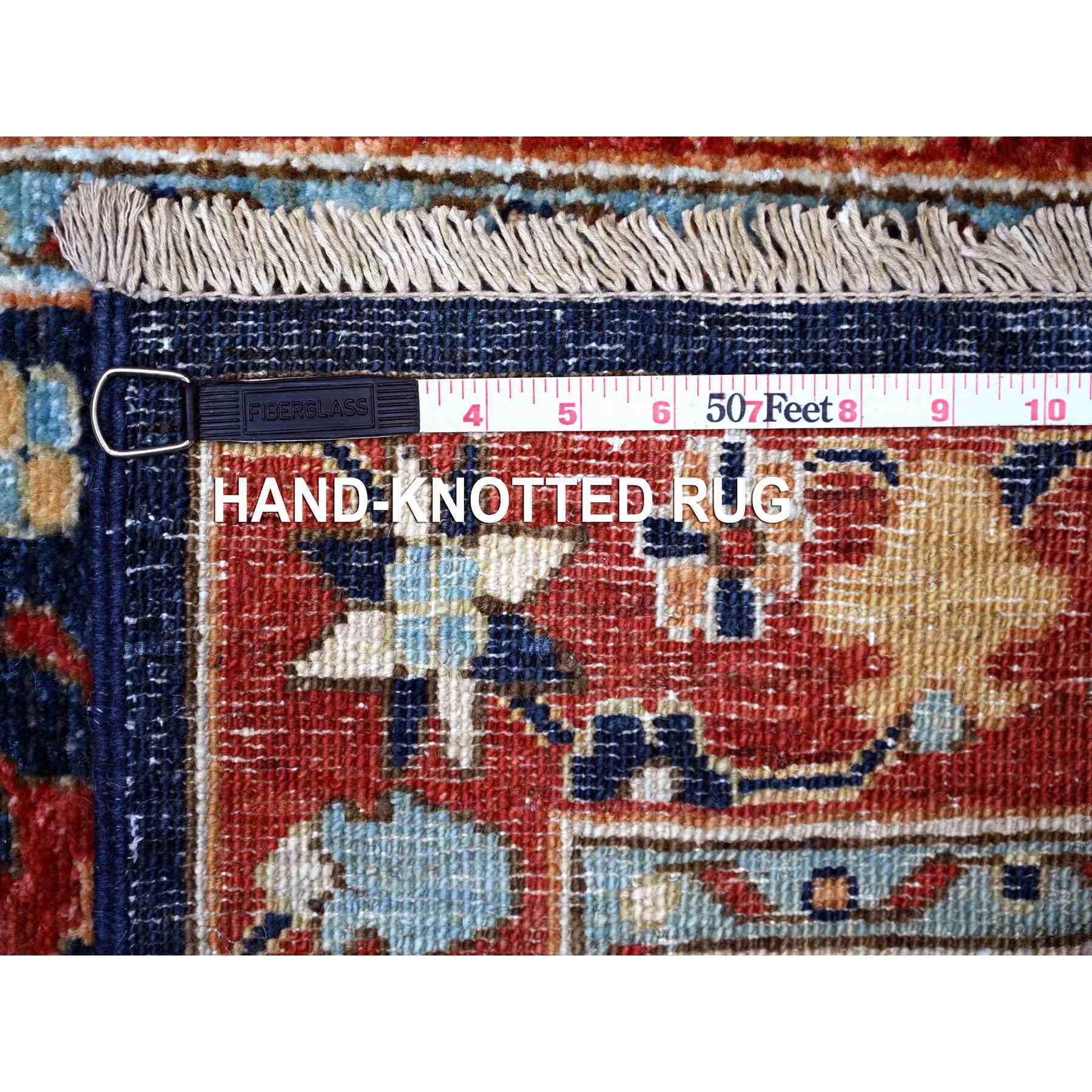 Oushak-And-Peshawar-Hand-Knotted-Rug-442015