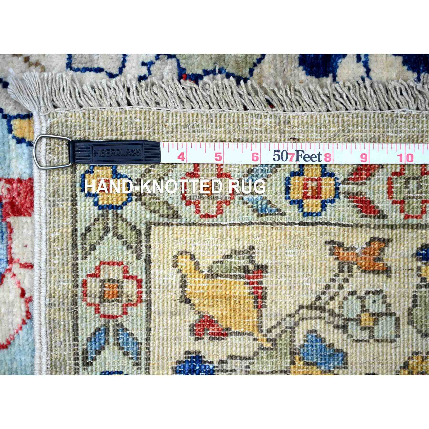Oushak-And-Peshawar-Hand-Knotted-Rug-442055