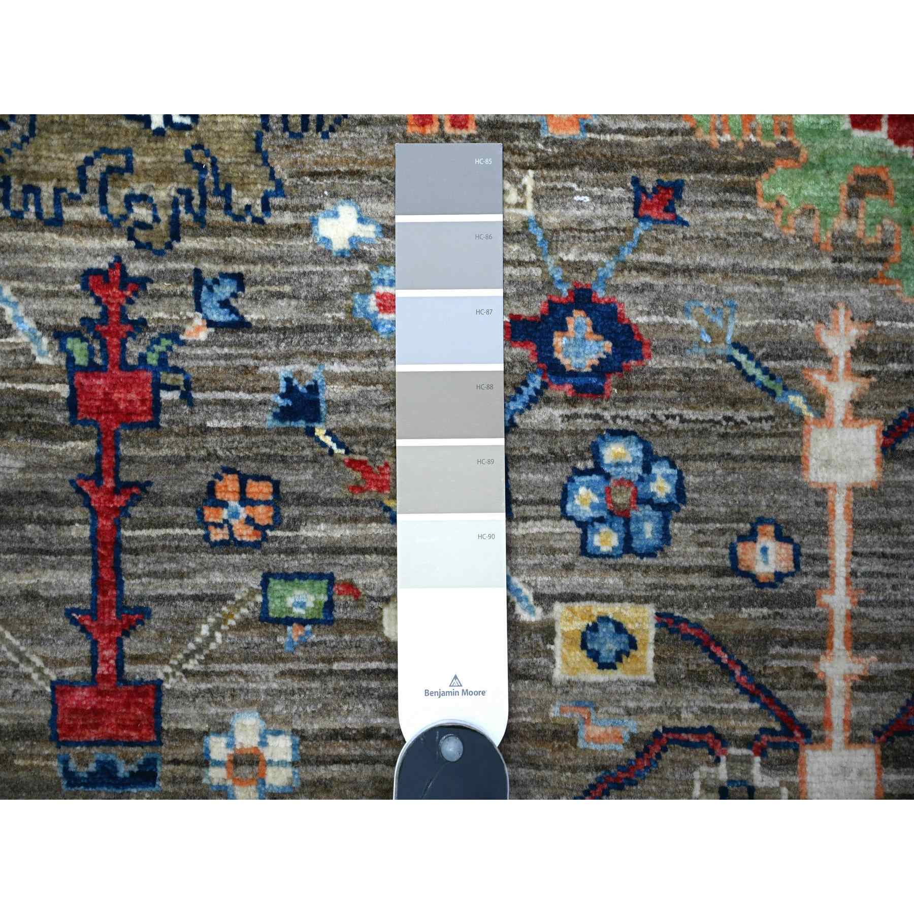 Oushak-And-Peshawar-Hand-Knotted-Rug-442405