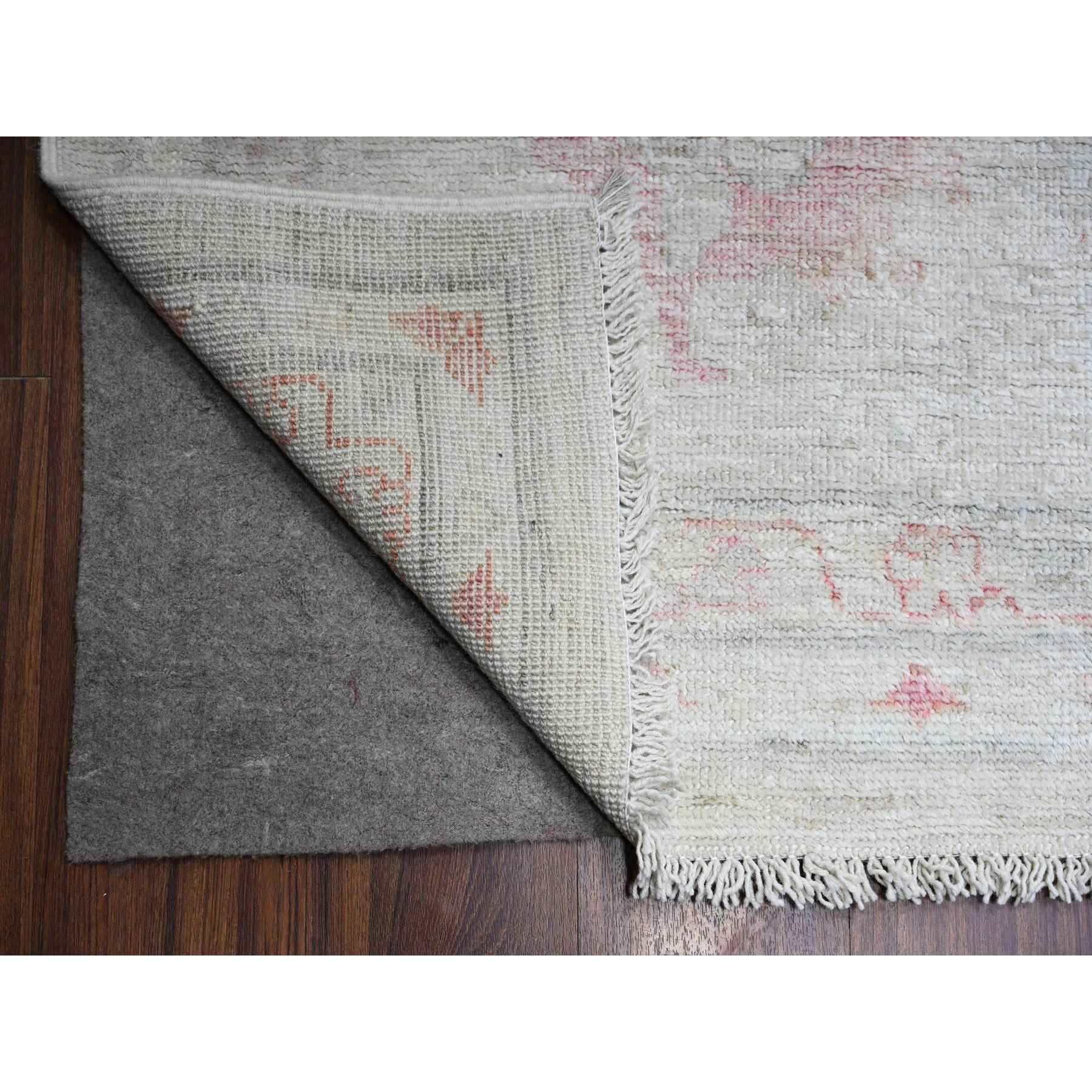 Oushak-And-Peshawar-Hand-Knotted-Rug-440130
