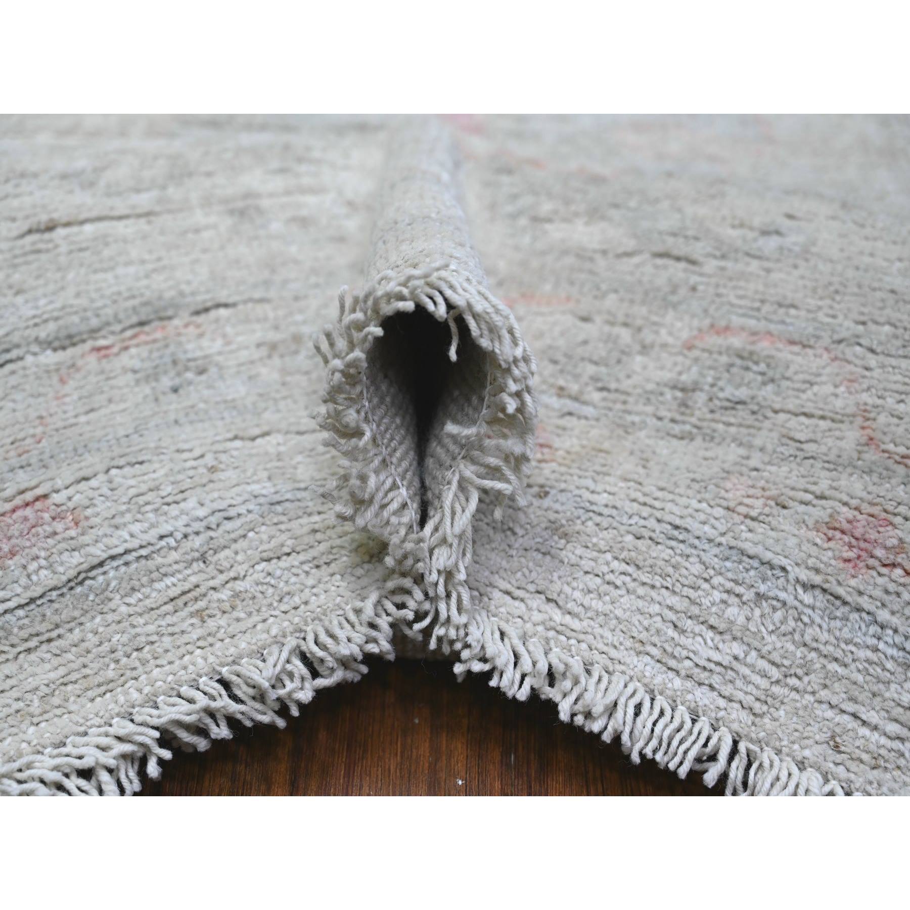 Oushak-And-Peshawar-Hand-Knotted-Rug-440130