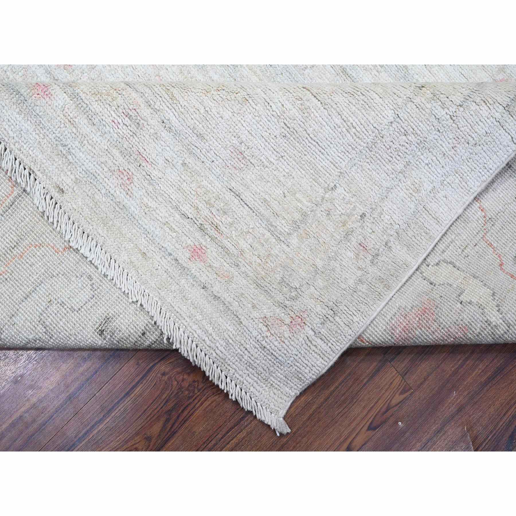 Oushak-And-Peshawar-Hand-Knotted-Rug-440130