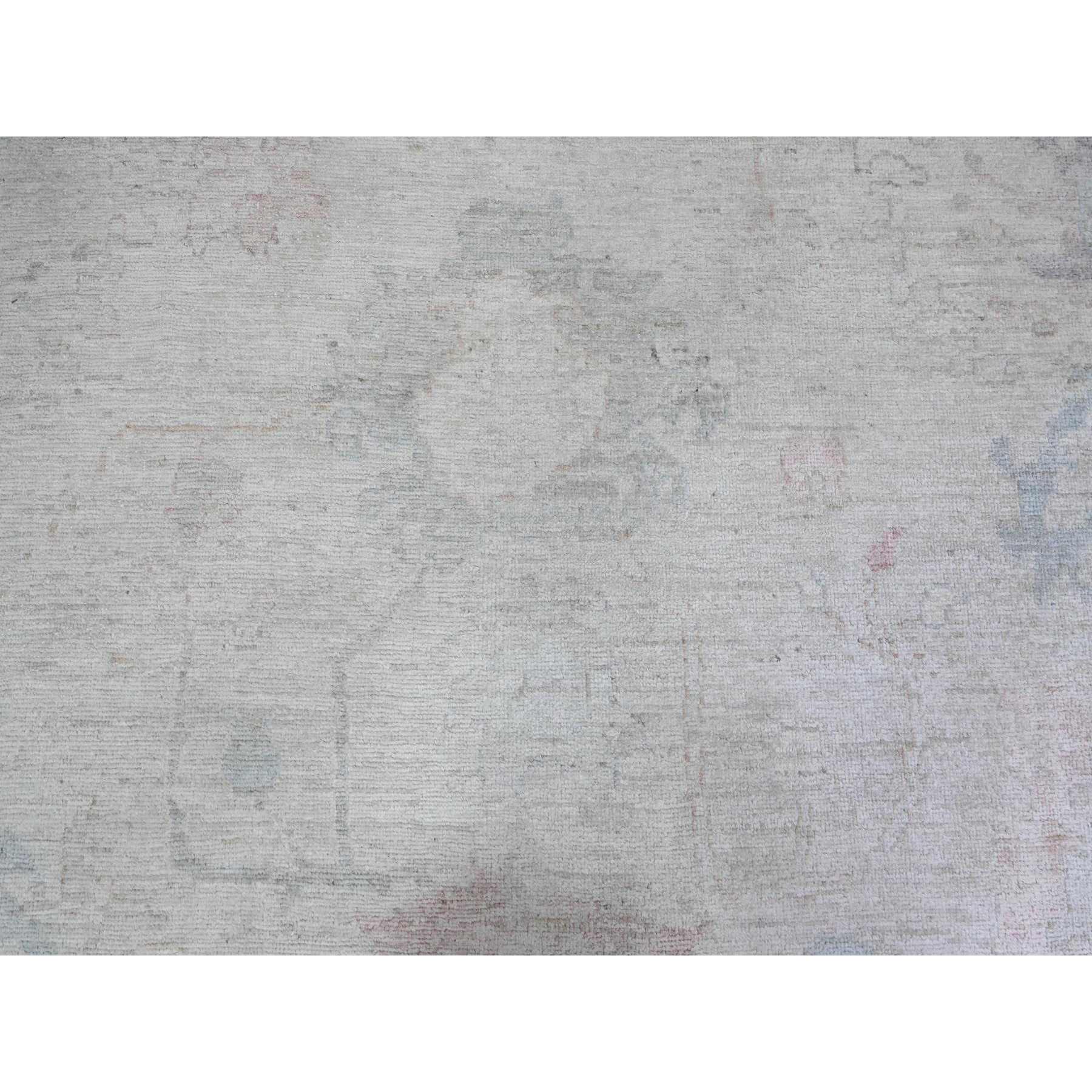 Oushak-And-Peshawar-Hand-Knotted-Rug-440130