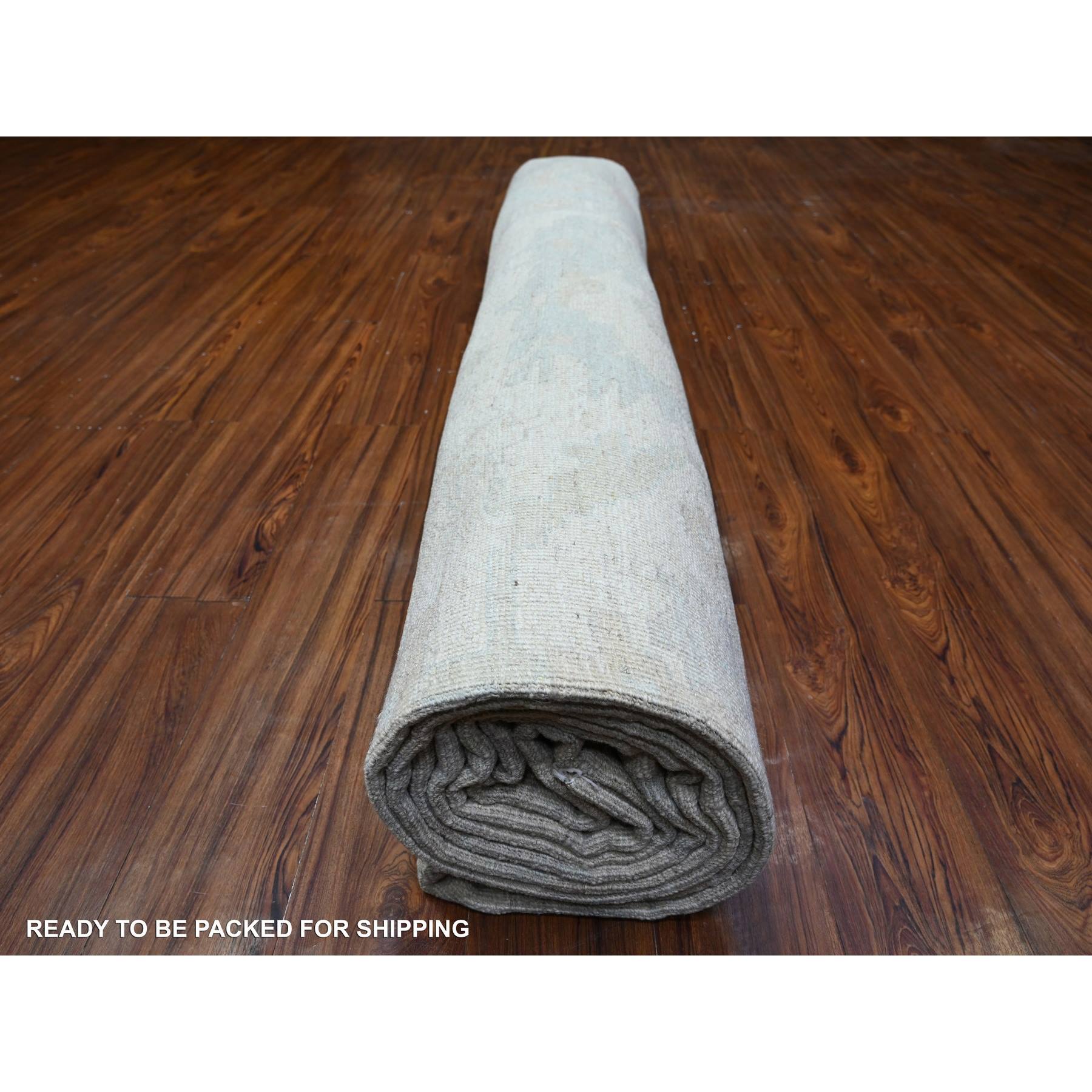 Oushak-And-Peshawar-Hand-Knotted-Rug-440135