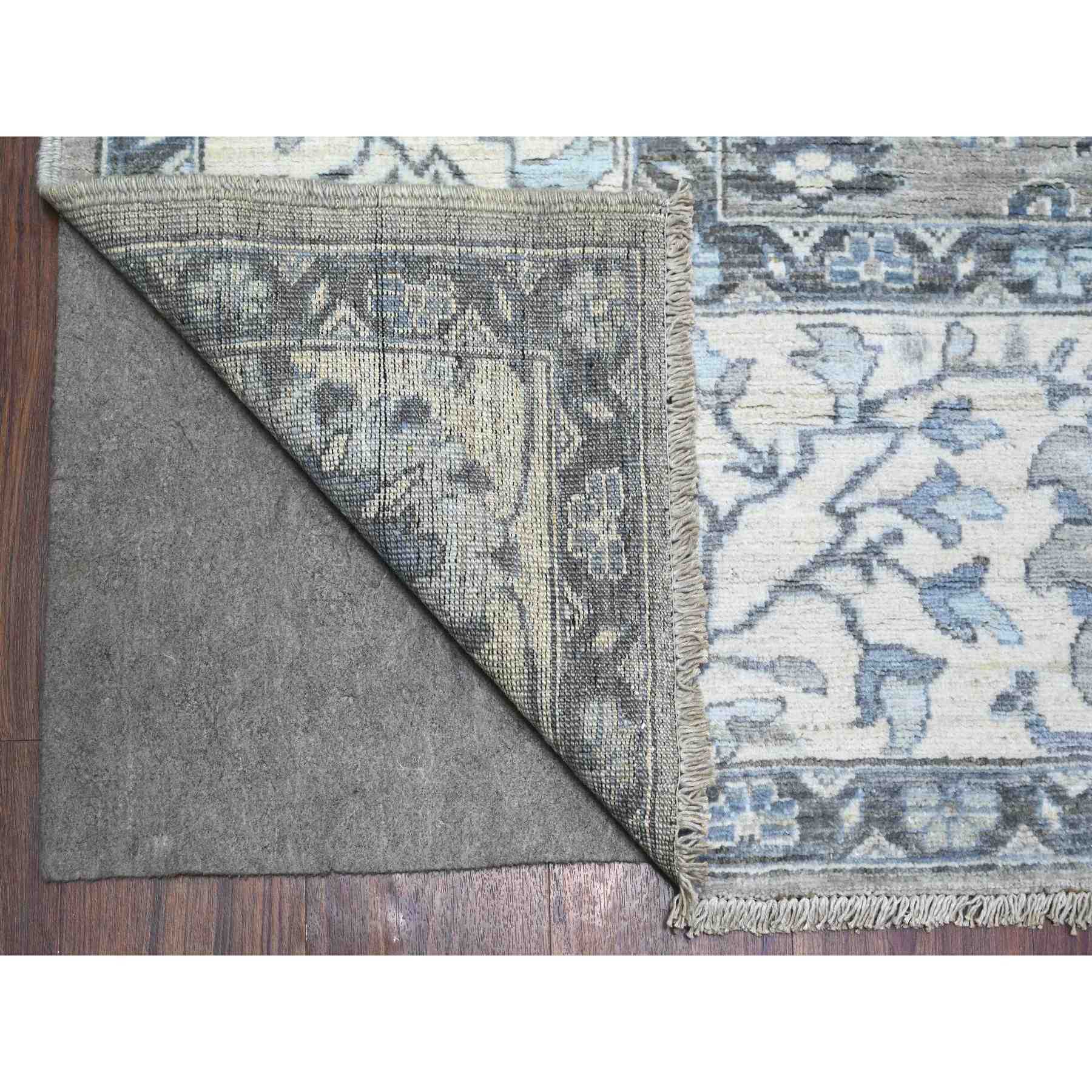 Oushak-And-Peshawar-Hand-Knotted-Rug-440225