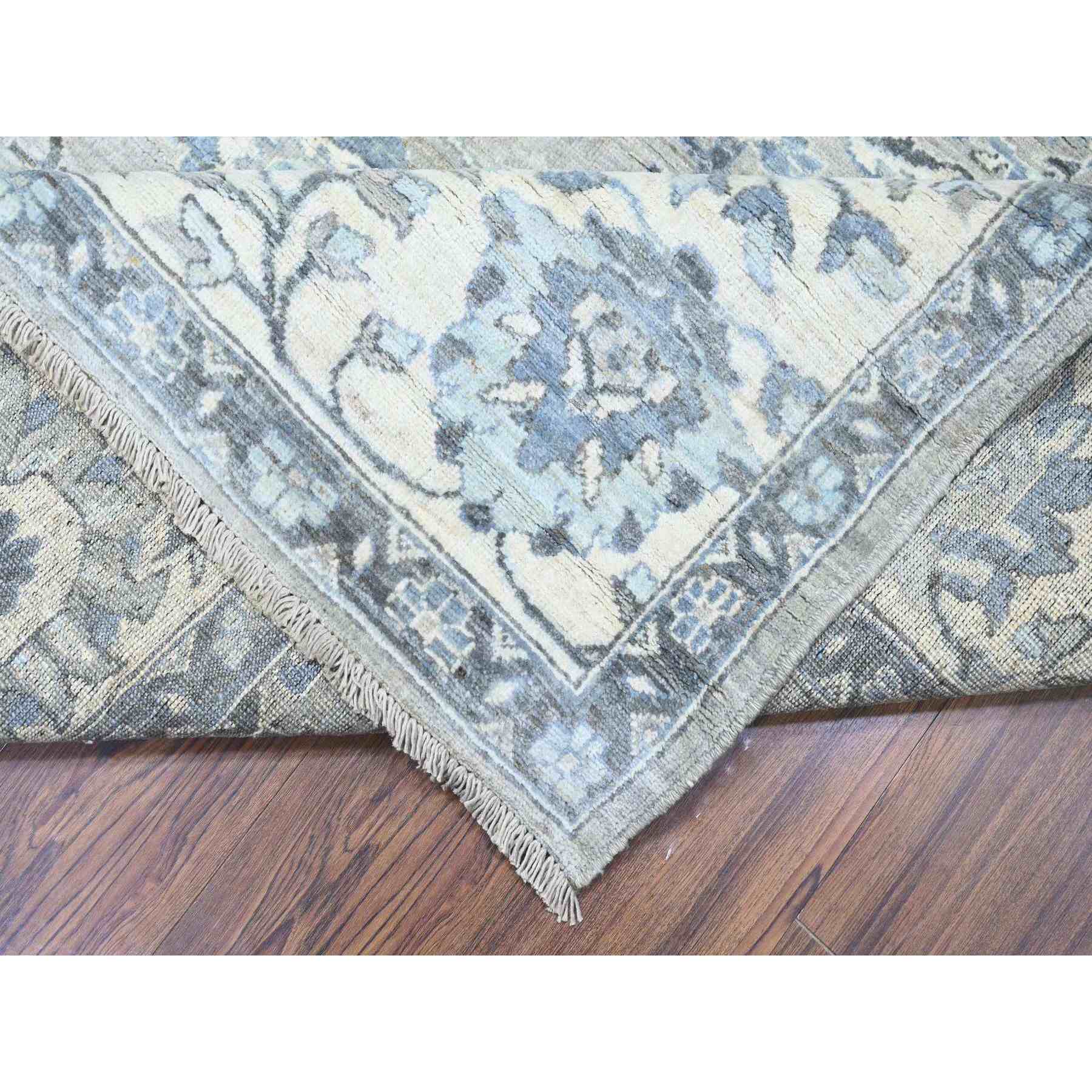 Oushak-And-Peshawar-Hand-Knotted-Rug-440225