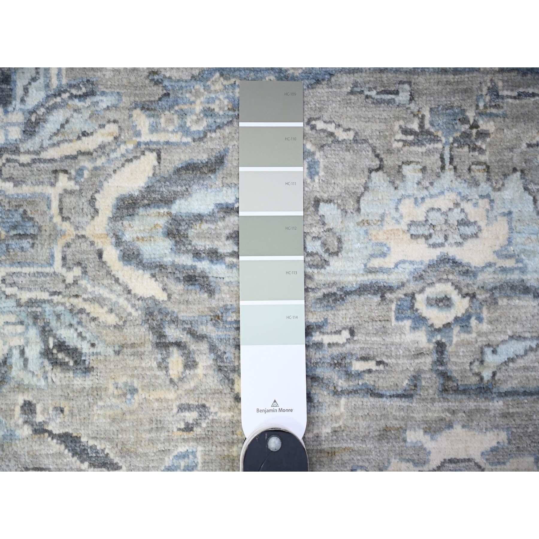 Oushak-And-Peshawar-Hand-Knotted-Rug-440225