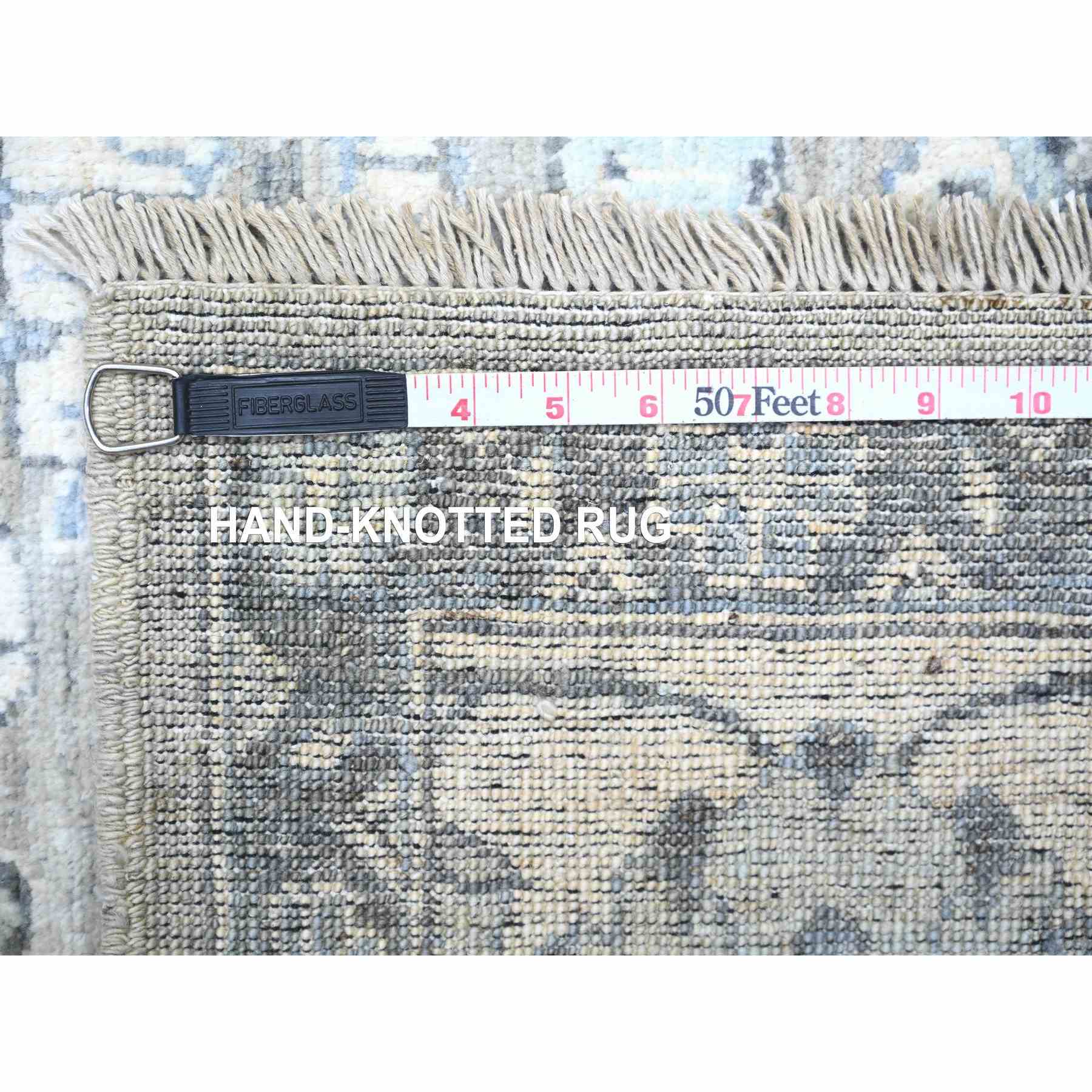 Oushak-And-Peshawar-Hand-Knotted-Rug-440225
