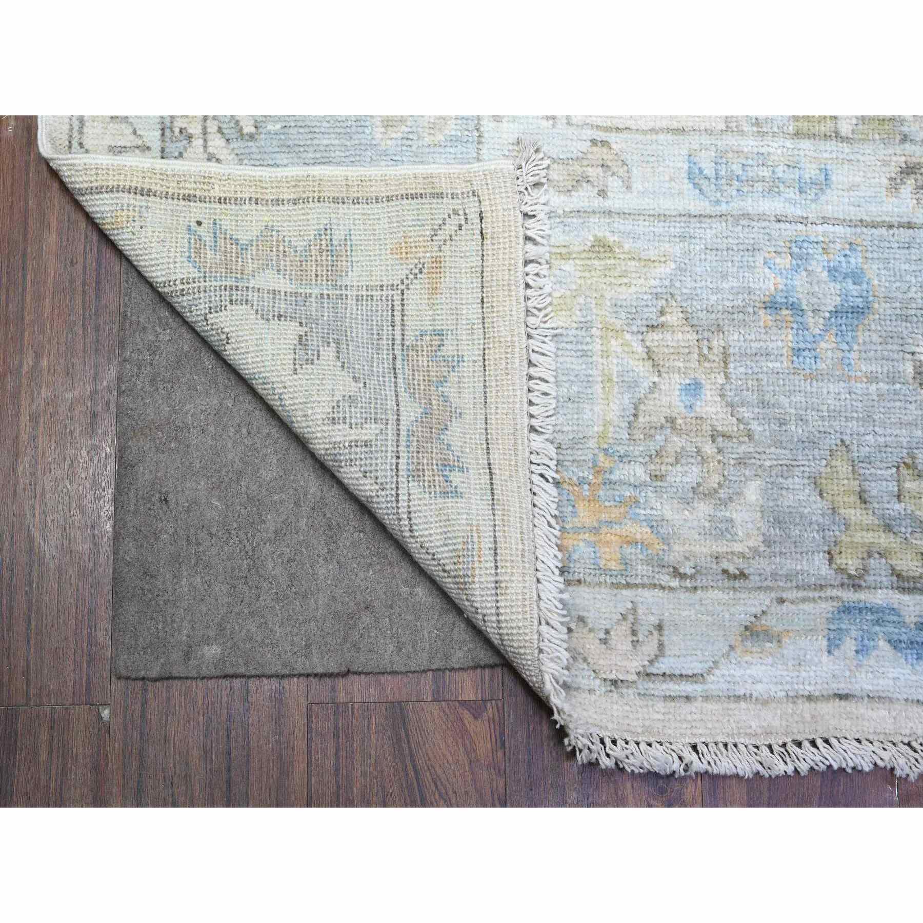 Oushak-And-Peshawar-Hand-Knotted-Rug-440235